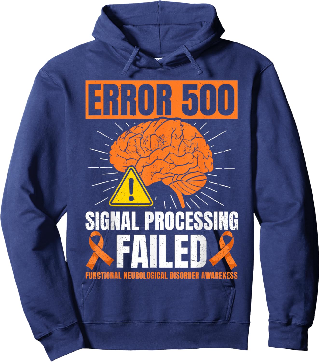 Functional Neurological Disorder FND Warrior Hoodie - Hoodie | Navy