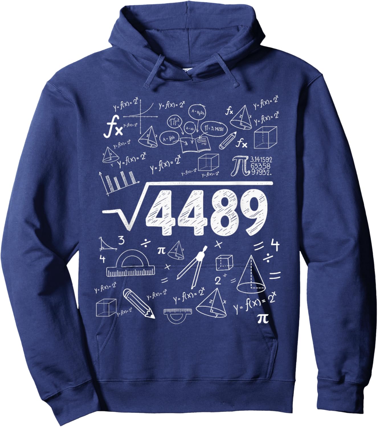 67 Meme Square Root 4489 Slang Funny Six Seven Math Teacher Hoodie - Hoodie | Navy