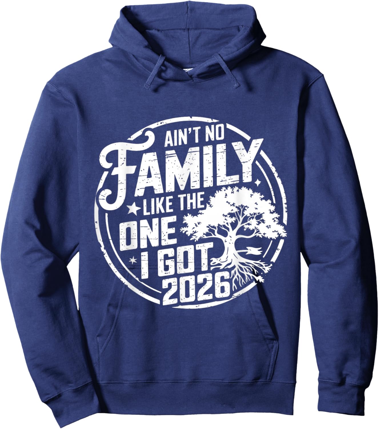 Ain't No Family Like The One I Got Reunion 2026 Funny Hoodie - Hoodie | Navy