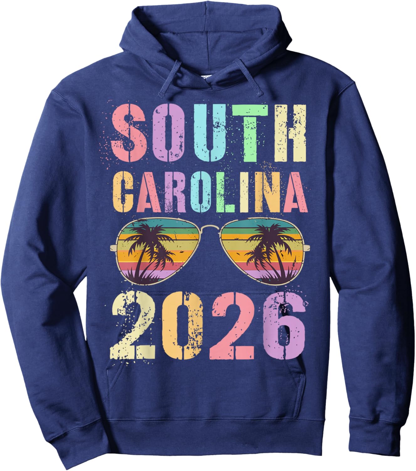 Cute South Carolina 2026 Vacay Travel Vacation All Girls Hoodie - Hoodie | Navy