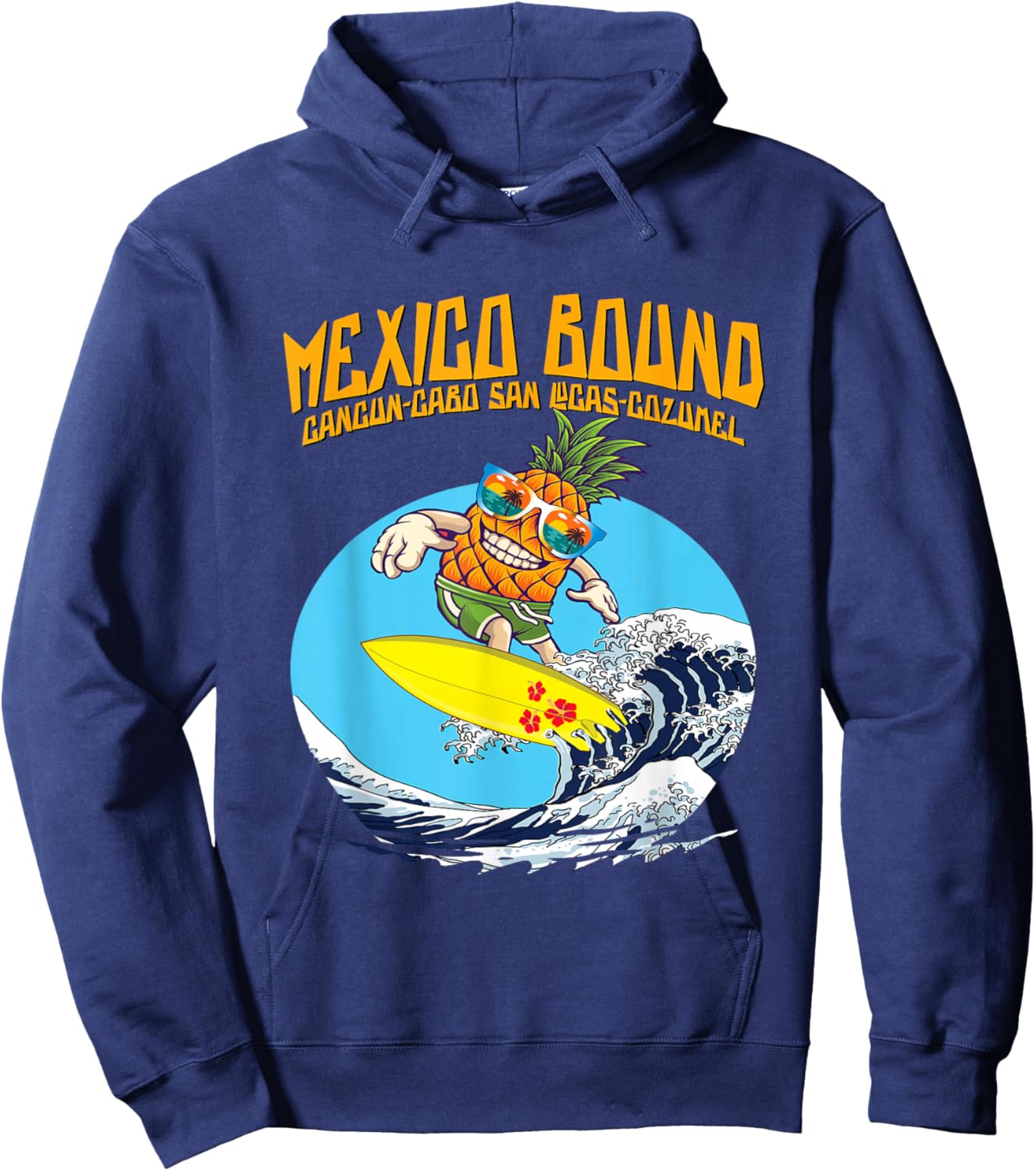 Mexico Bound - Cancun Cabo Boat Cruise Spring Break Vacation Hoodie - Hoodie | Navy