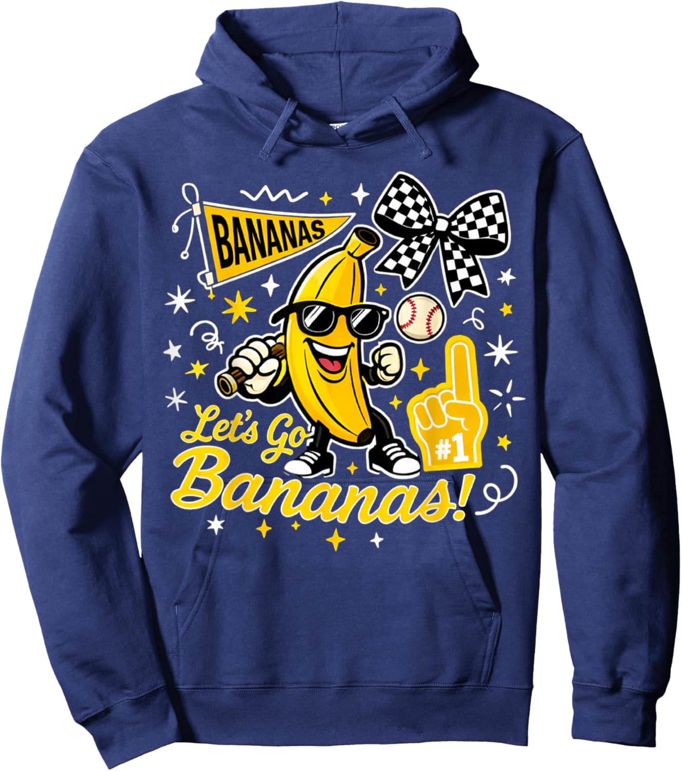 Funny Banana Adults Hoodie - Hoodie | Navy