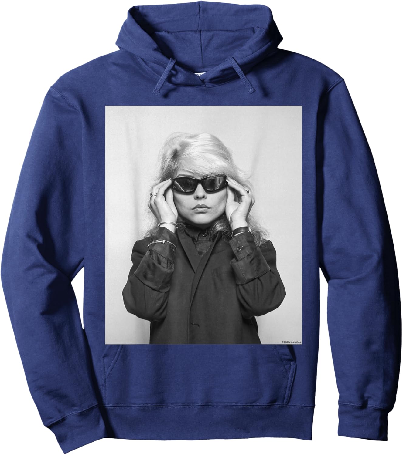 Blondie Debbie Harry New Wave Pop Singer by Allan Ballard Hoodie - Hoodie | Navy