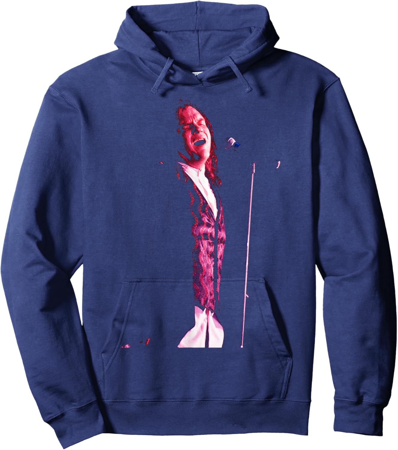 I'd Do Anything for Love Singer Meat Loaf Everything Louder Hoodie - Hoodie | Navy