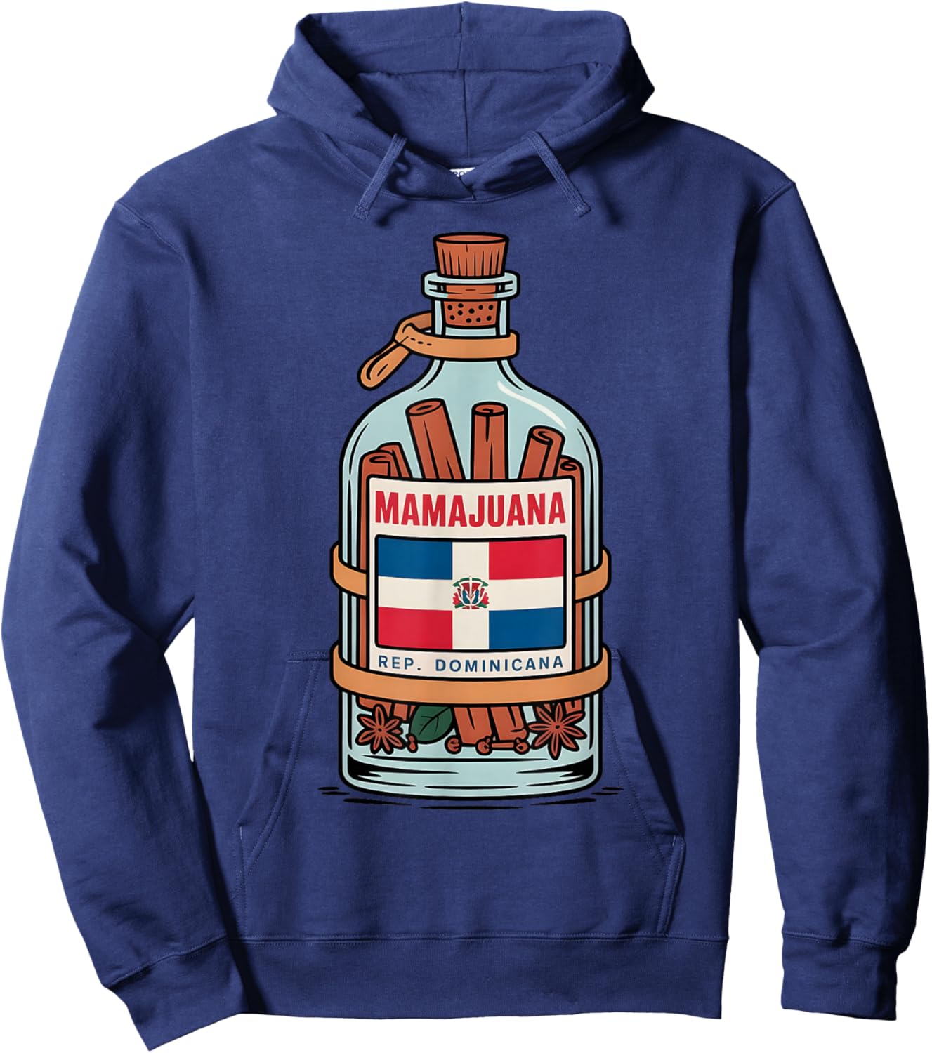 Dominican Republic Mamajuana Drink Culinary Dominicano Hoodie - Hoodie | Navy