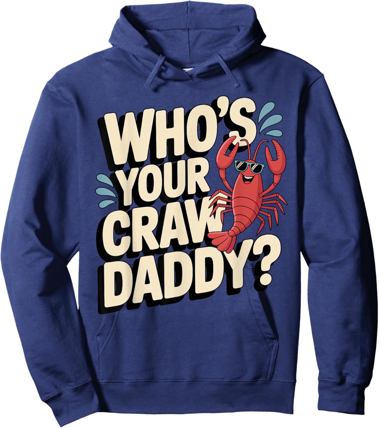 Crawfish Art Women Kids Crawfish Boil Crawfish Lover Hoodie - Hoodie | Navy