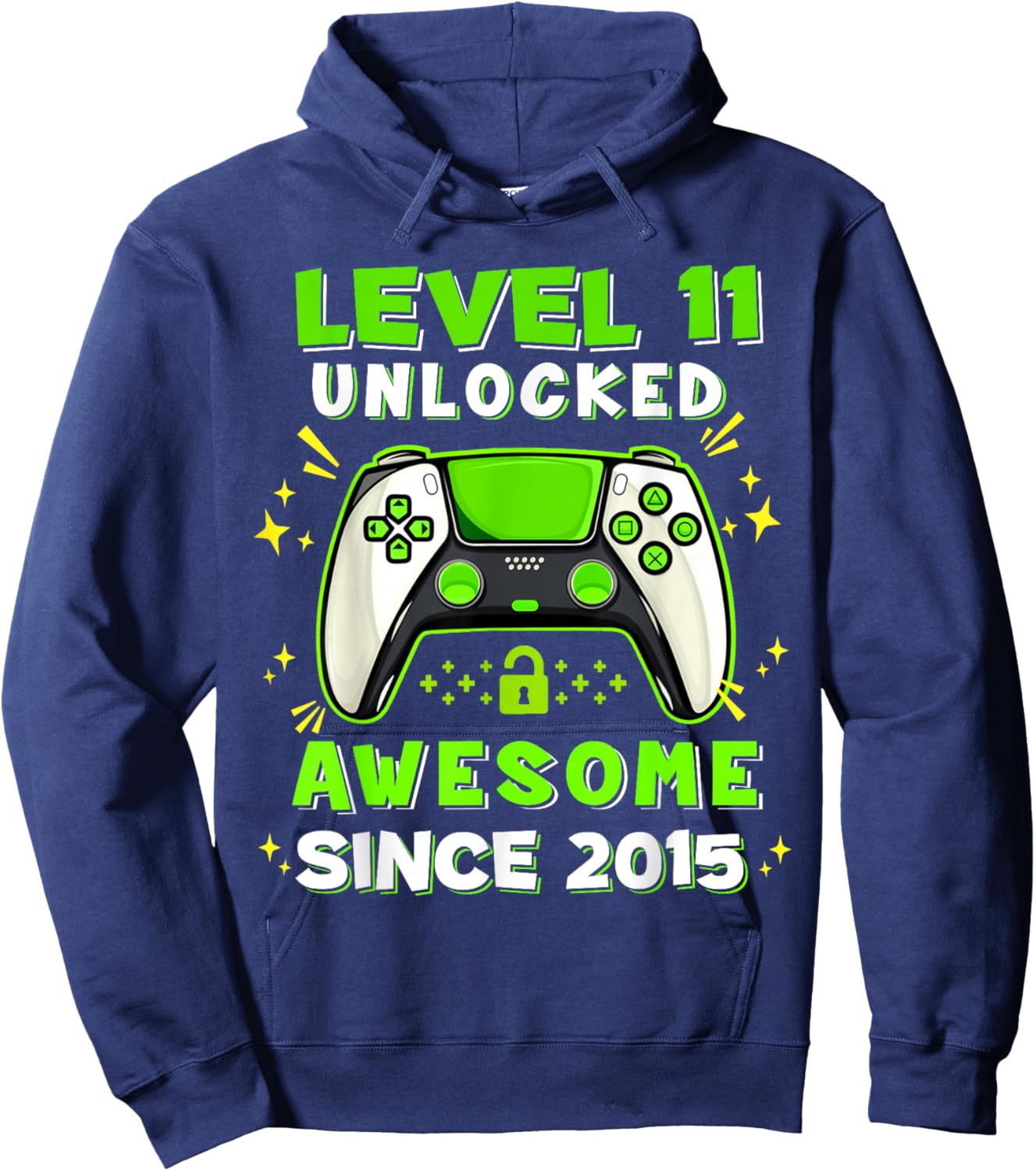 11th Birthday for Boys 11 Years Birthday Kids Gifts Hoodie - Hoodie | Navy