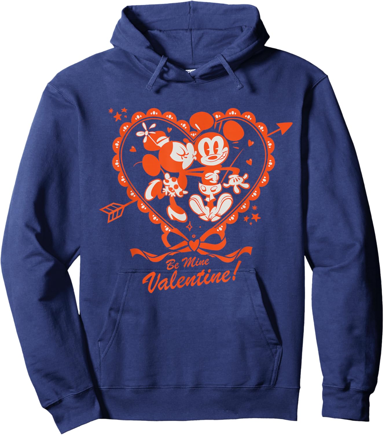 Disney Mickey & Minnie Valentine's Day Be Mine, Valentine! Hoodie - Hoodie | Navy