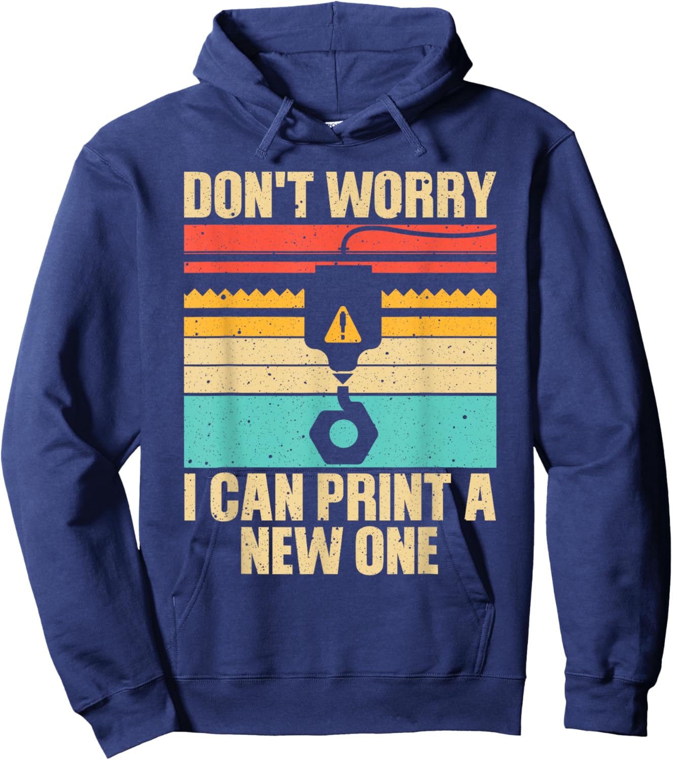 3D Printing Art Women 3D Printer Lover 3D Printing Hoodie - Hoodie | Navy