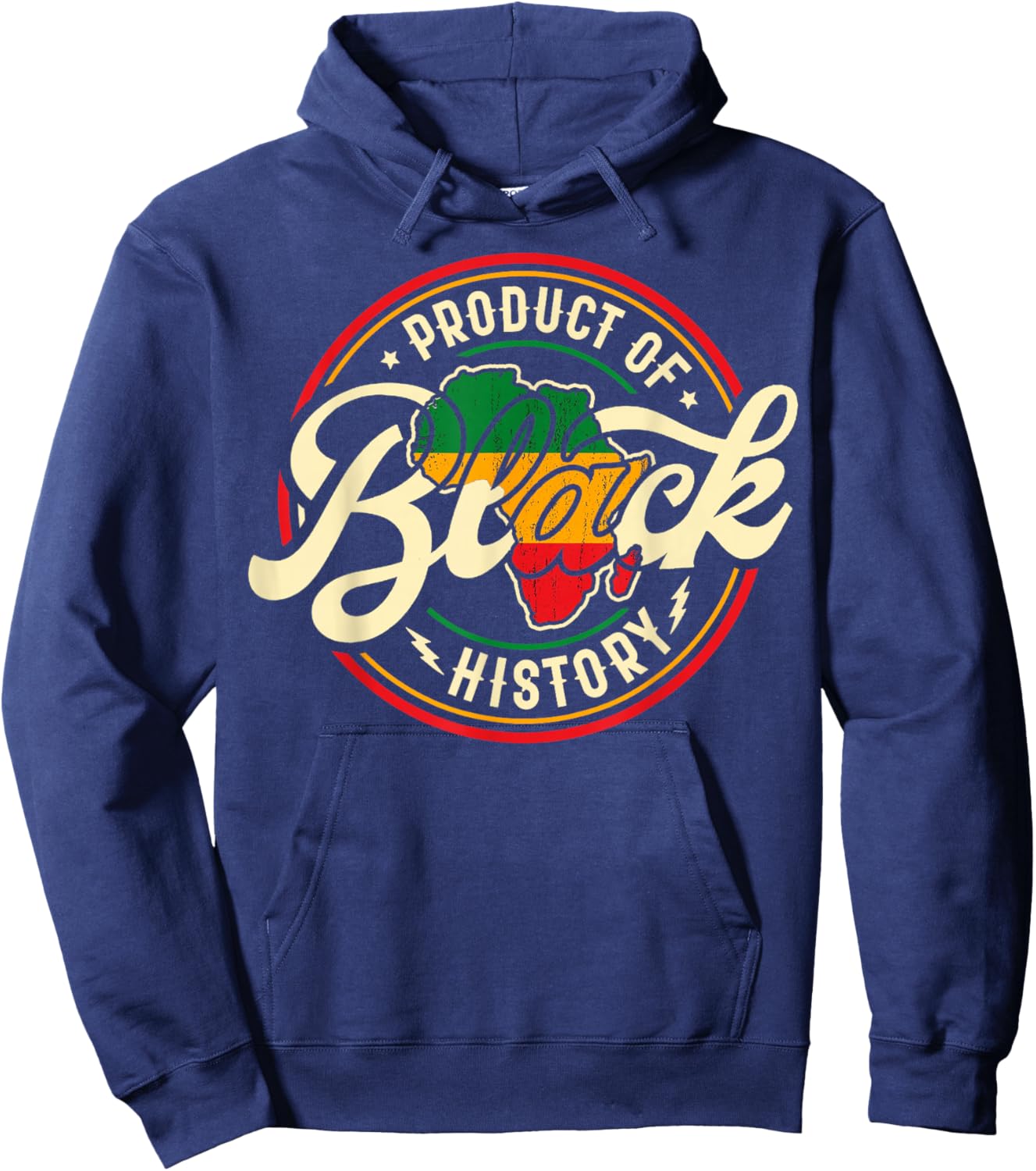Product of Black History African American Kids Hoodie - Hoodie | Navy