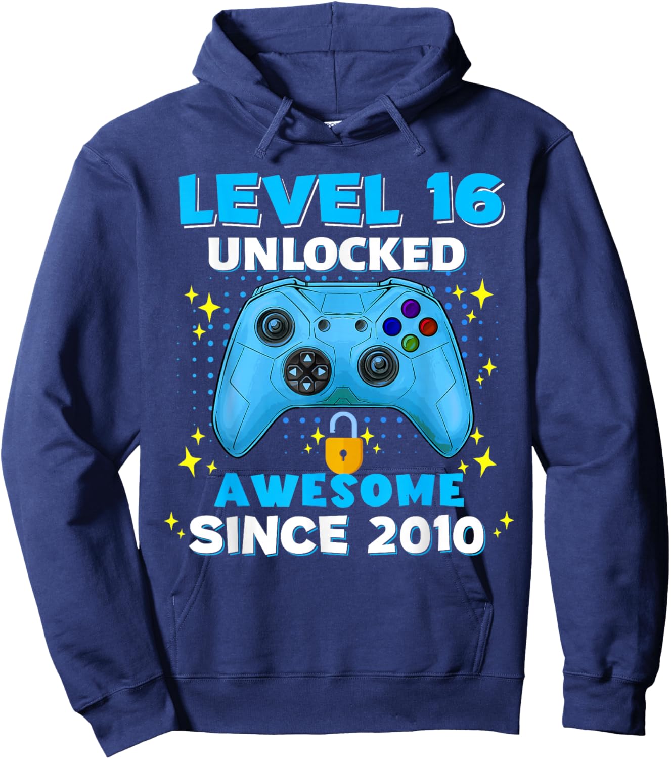16th Birthday for Boys 16 Years Birthday Kids Gifts Hoodie - Hoodie | Navy