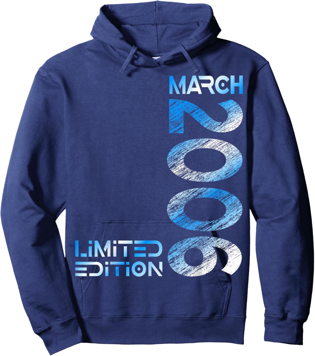 Limited Edition March 2006 Vintage 20. Birthday Hoodie - Hoodie | Navy