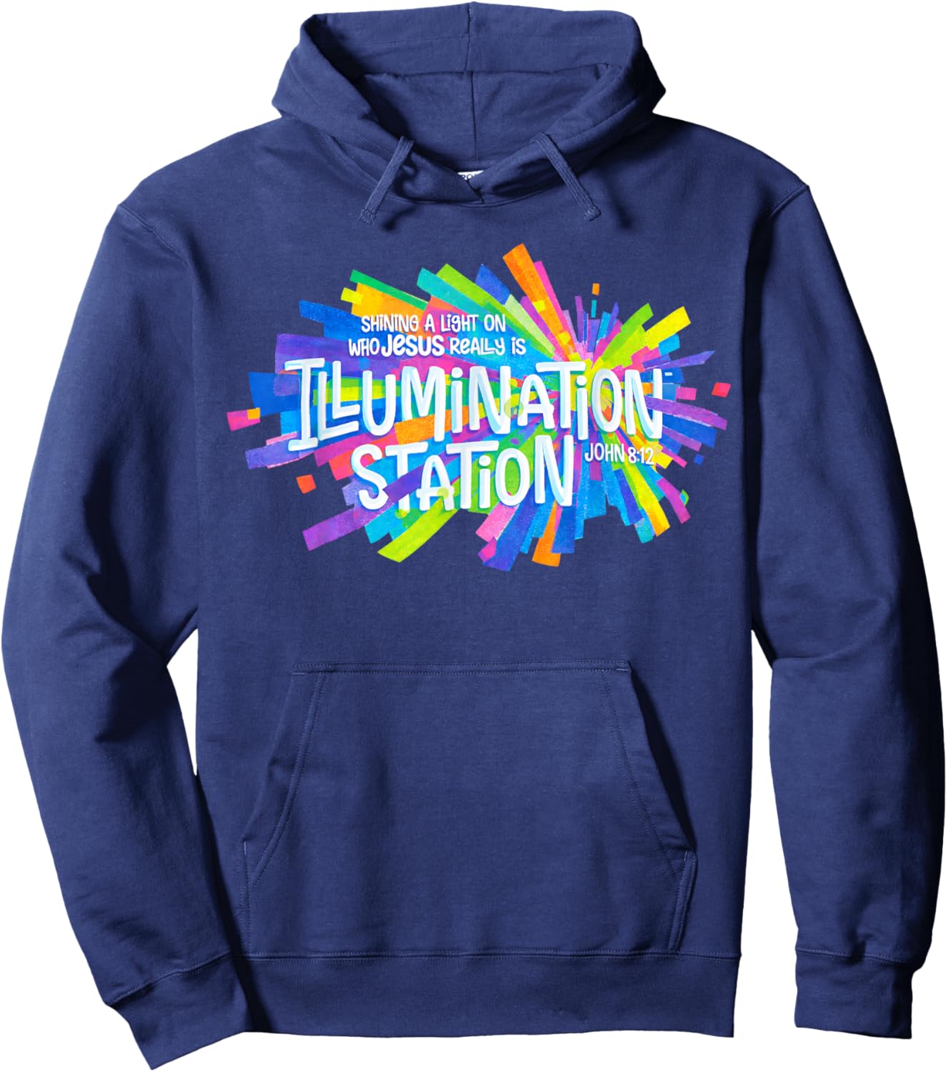 Illumination Station VBS 2026 Vacation Bible School 2 Sided Hoodie - Hoodie | Navy