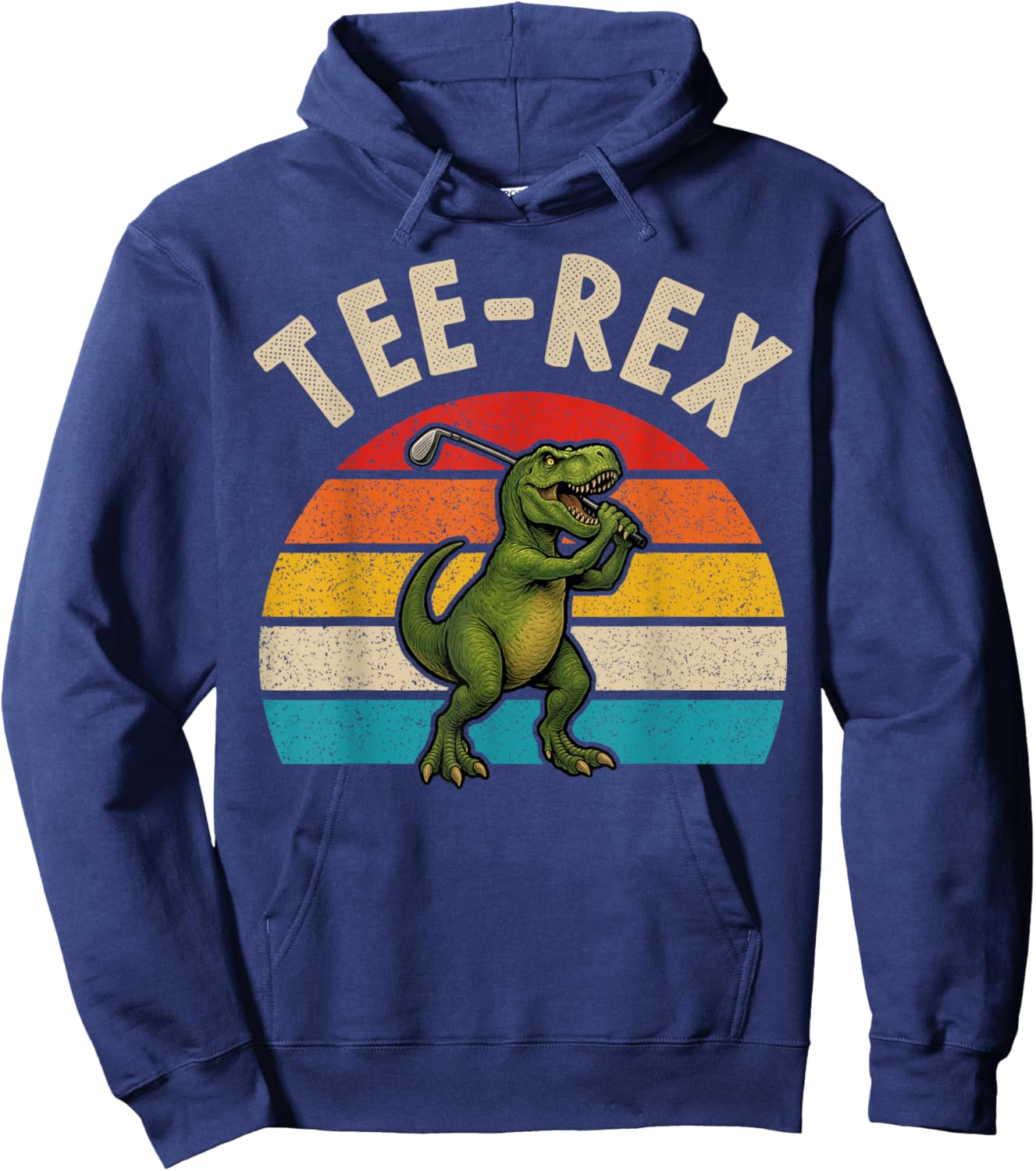 Rex Dinosaur Golfer Meme Hoodie - Hoodie | Navy