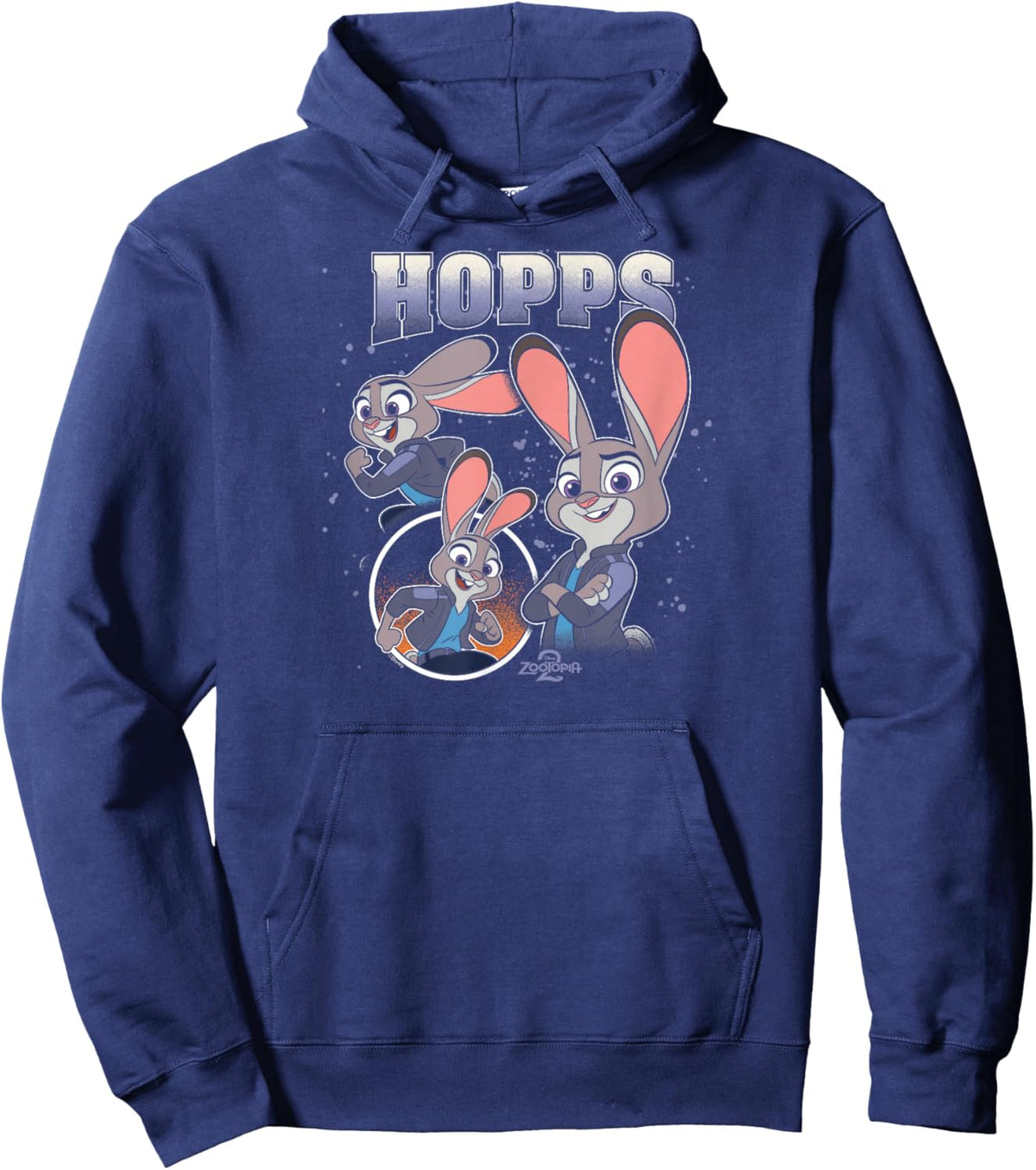 Zootopia 2 - Judy Hopps Bootleg Hoodie - Hoodie | Navy