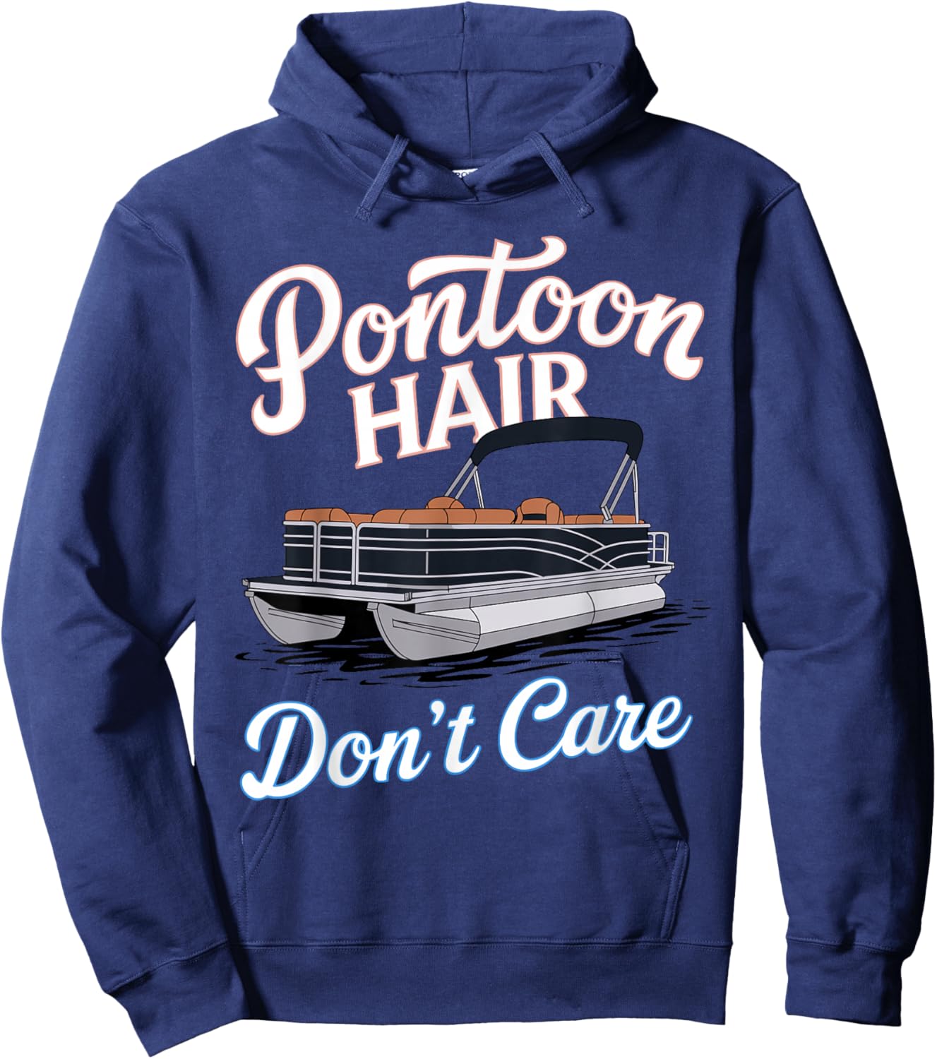 Pontoon Design Women Pontoon Captain Pontoon Boat Hoodie - Hoodie | Navy