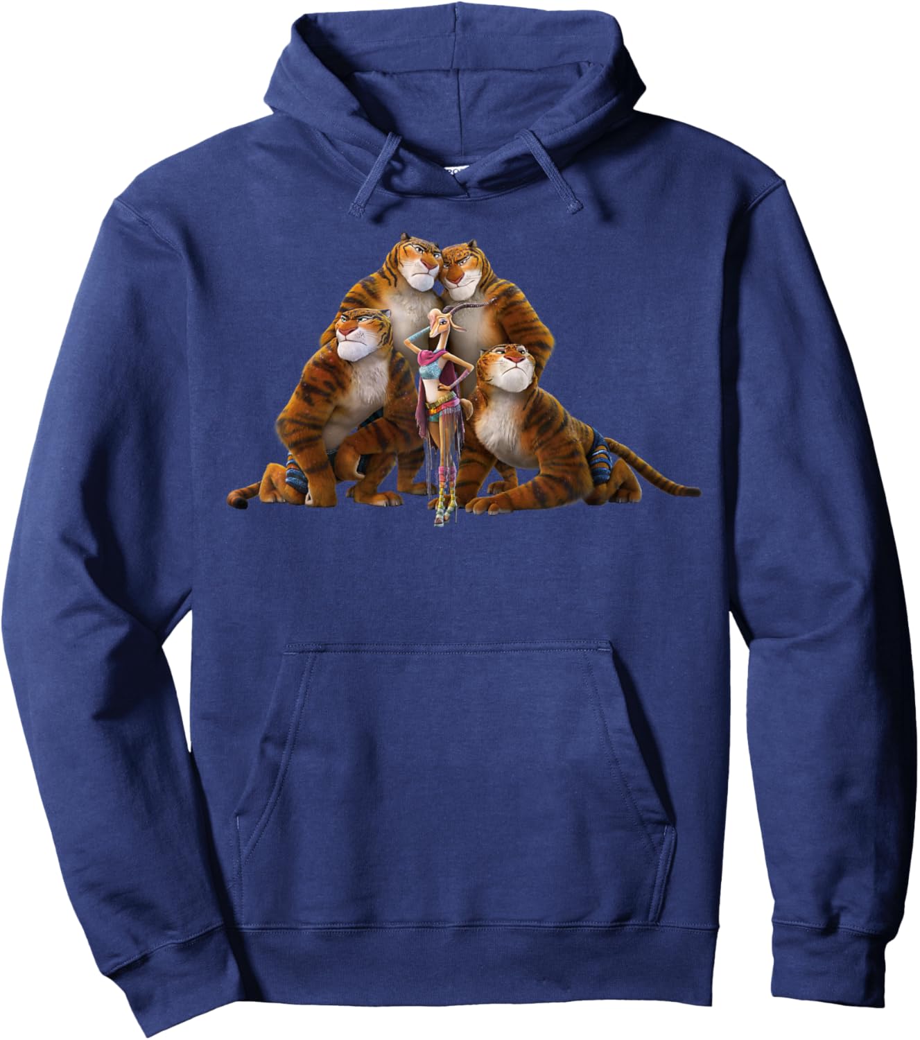 Disney Zootopia 2 Gazelle & Tiger Dancers Festival Concert Hoodie - Hoodie | Navy