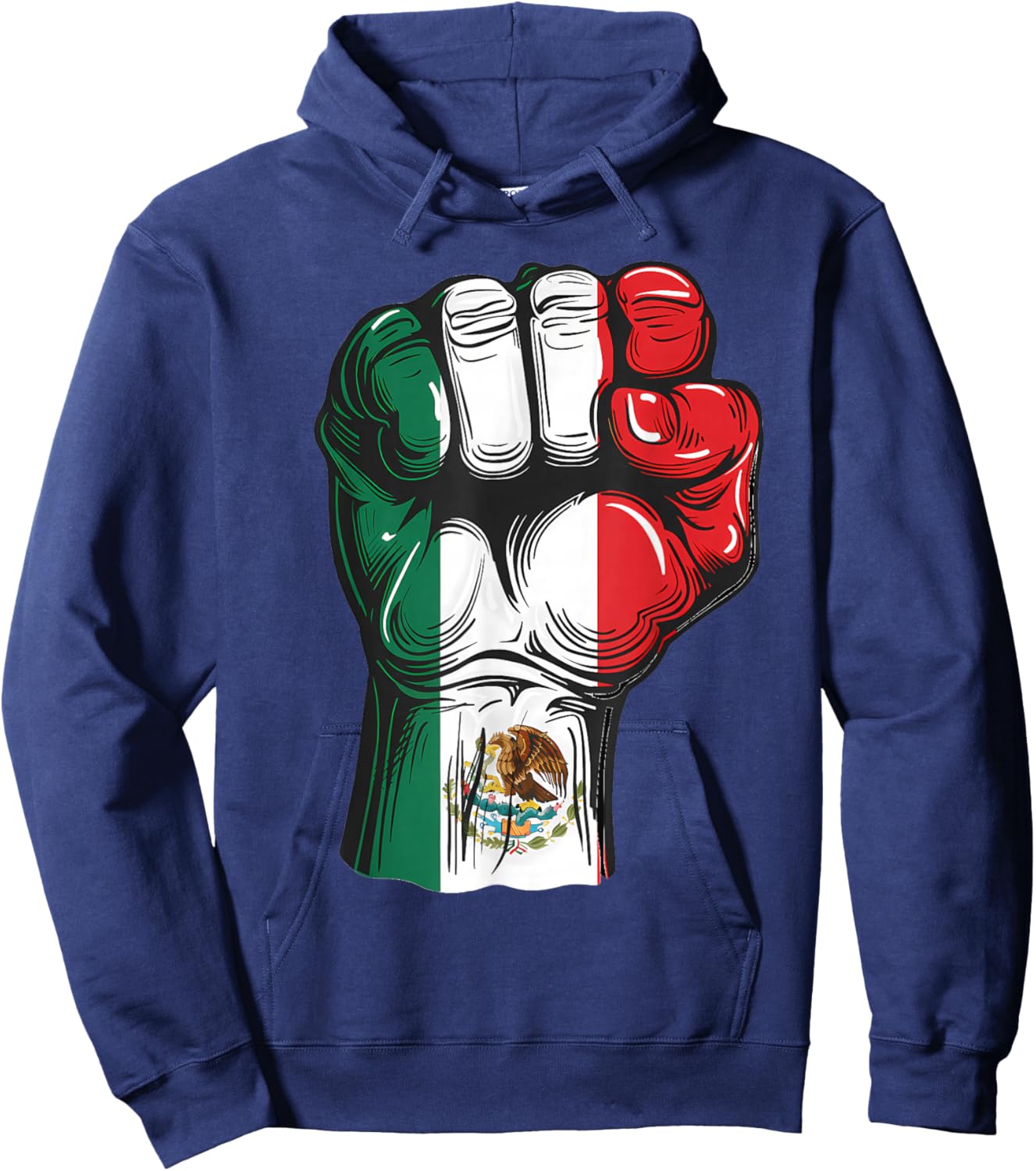 Mexico Flag Mexican Pride Mexican Roots Mexican Flag Hoodie - Hoodie | Navy