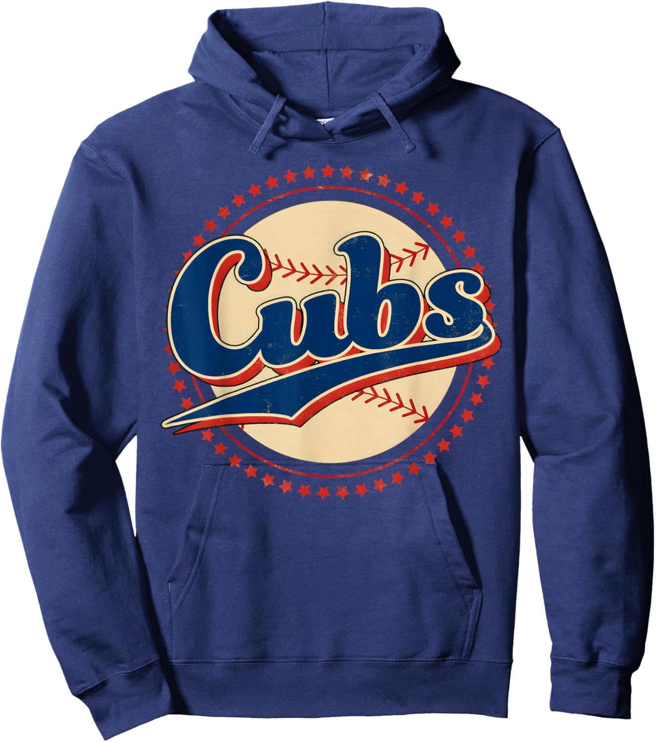 Vintage Cubs Gifts Women Boys Girls Kids Hoodie - Hoodie | Navy