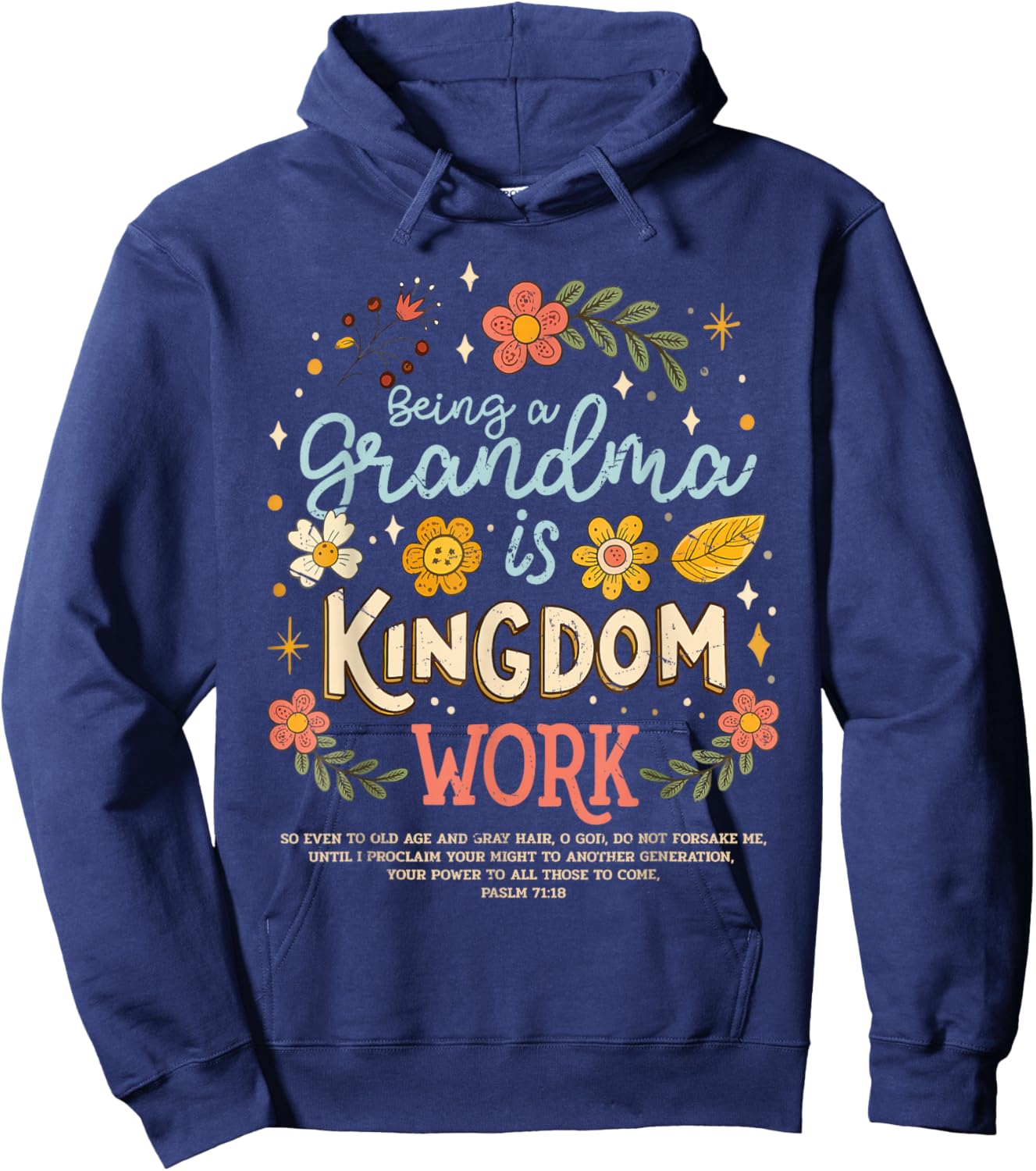 T-Shirt Hoodie - Hoodie | Navy