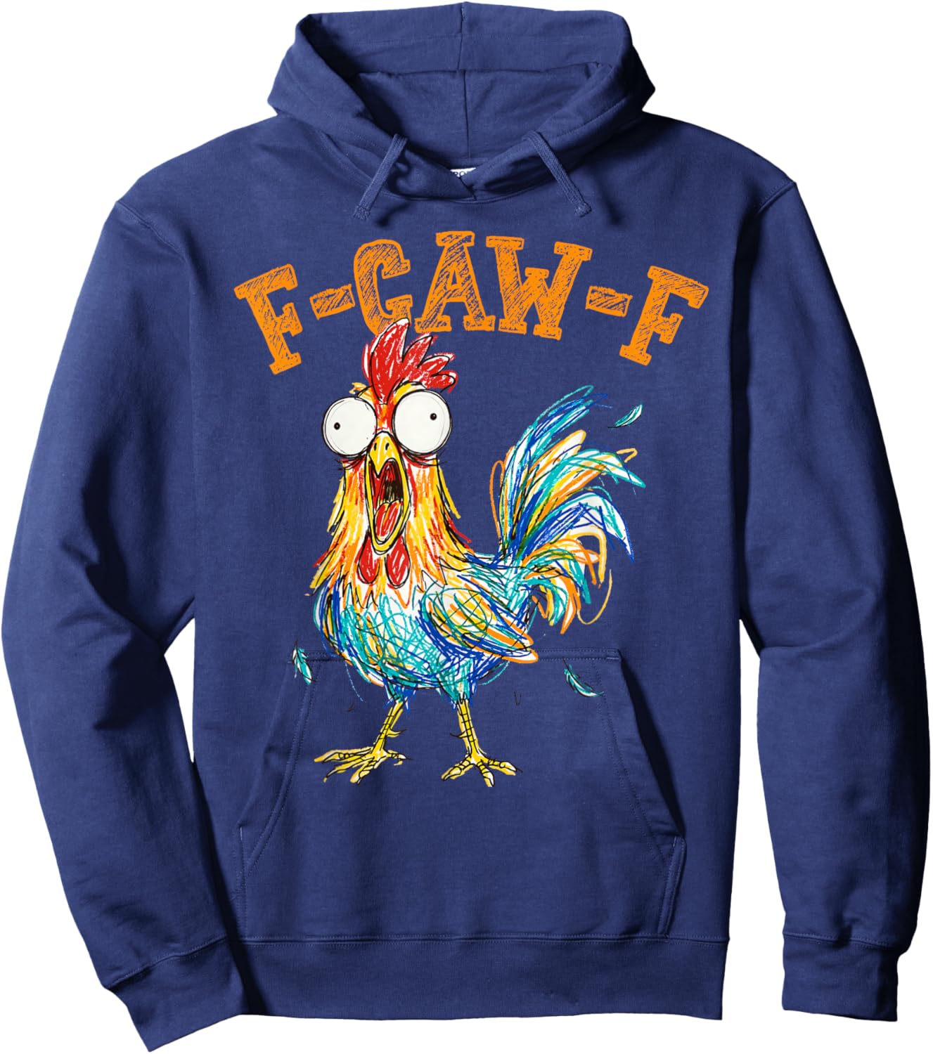 Quote Rooster Meme Hoodie - Hoodie | Navy