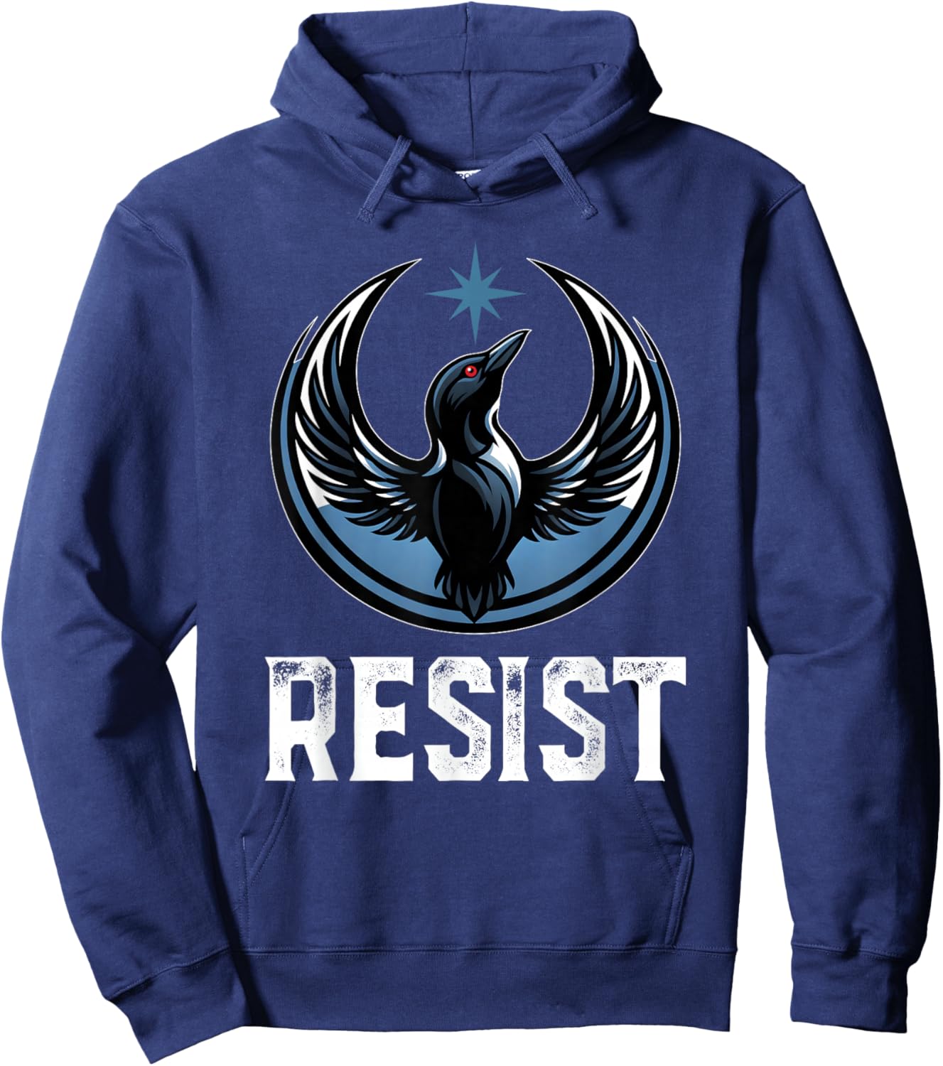Resist Minnesota Rebel New State Flag Men Women Hoodie - Hoodie | Navy
