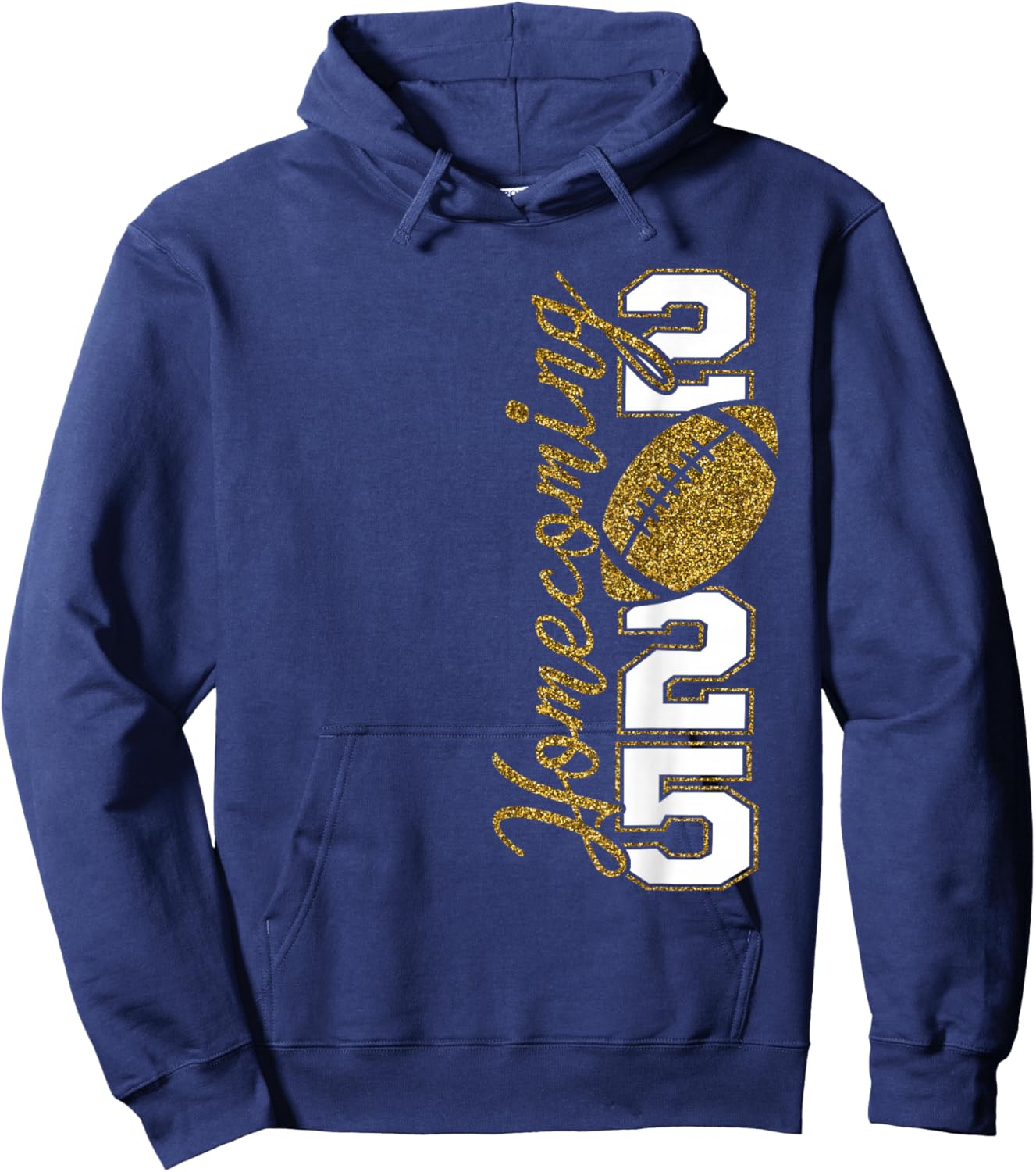 HOCO 2025 High School Homecoming Football Game Day (2 Sided) Hoodie - Hoodie | Navy