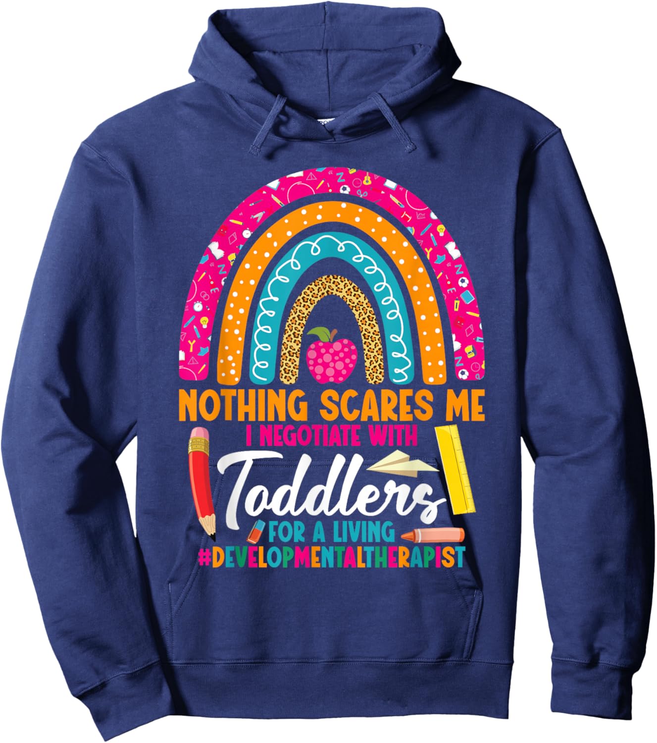 Developmental Therapy Always Early Intervention Specialist Hoodie - Hoodie | Navy