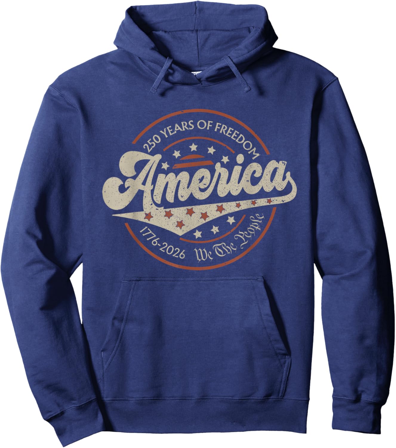 250 Years America Anniversary 250th Independence Day Freedom Hoodie - Hoodie | Navy