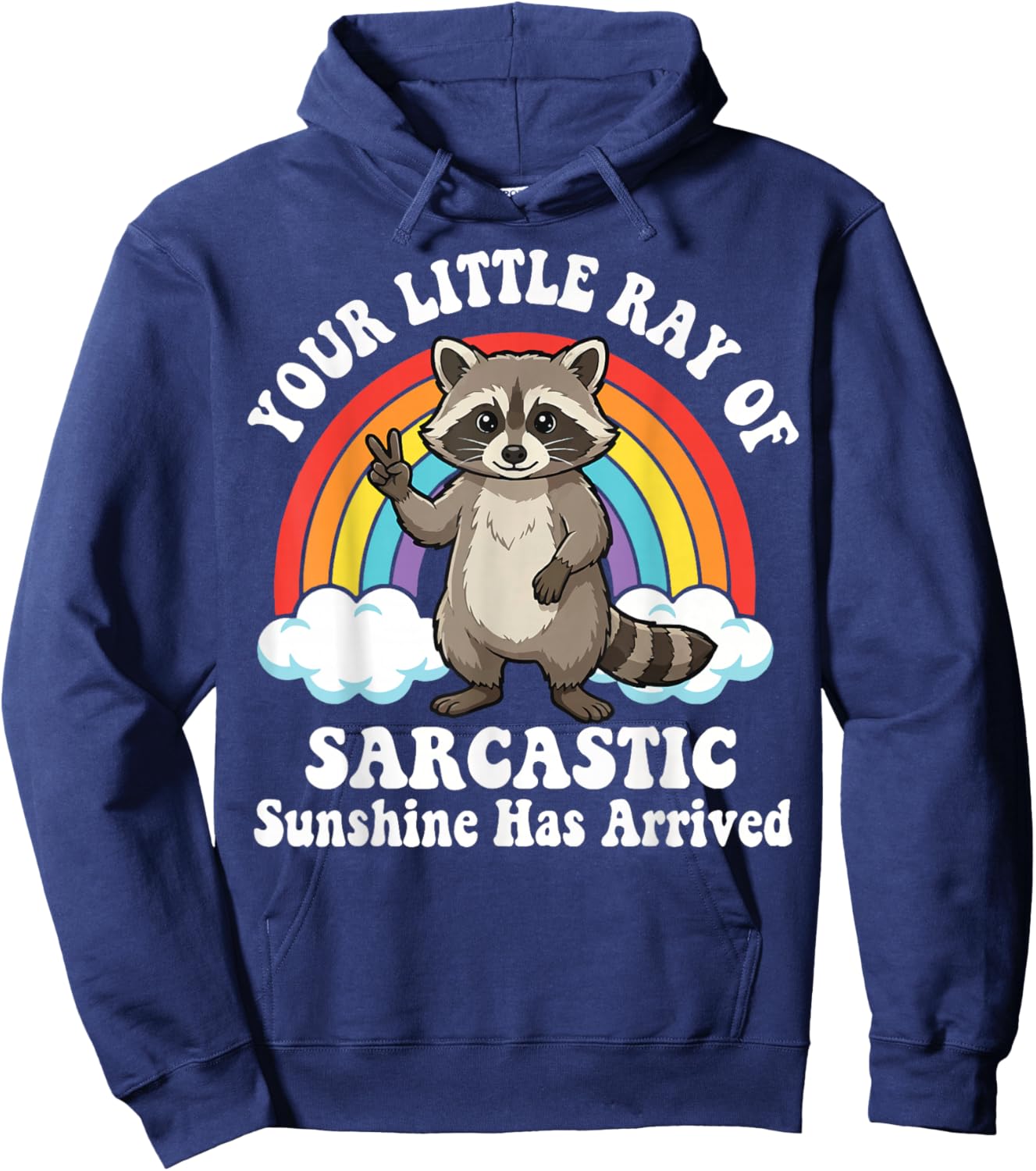 Your Little Ray of Sarcastic Sunshine Has Arrived Hoodie - Hoodie | Navy