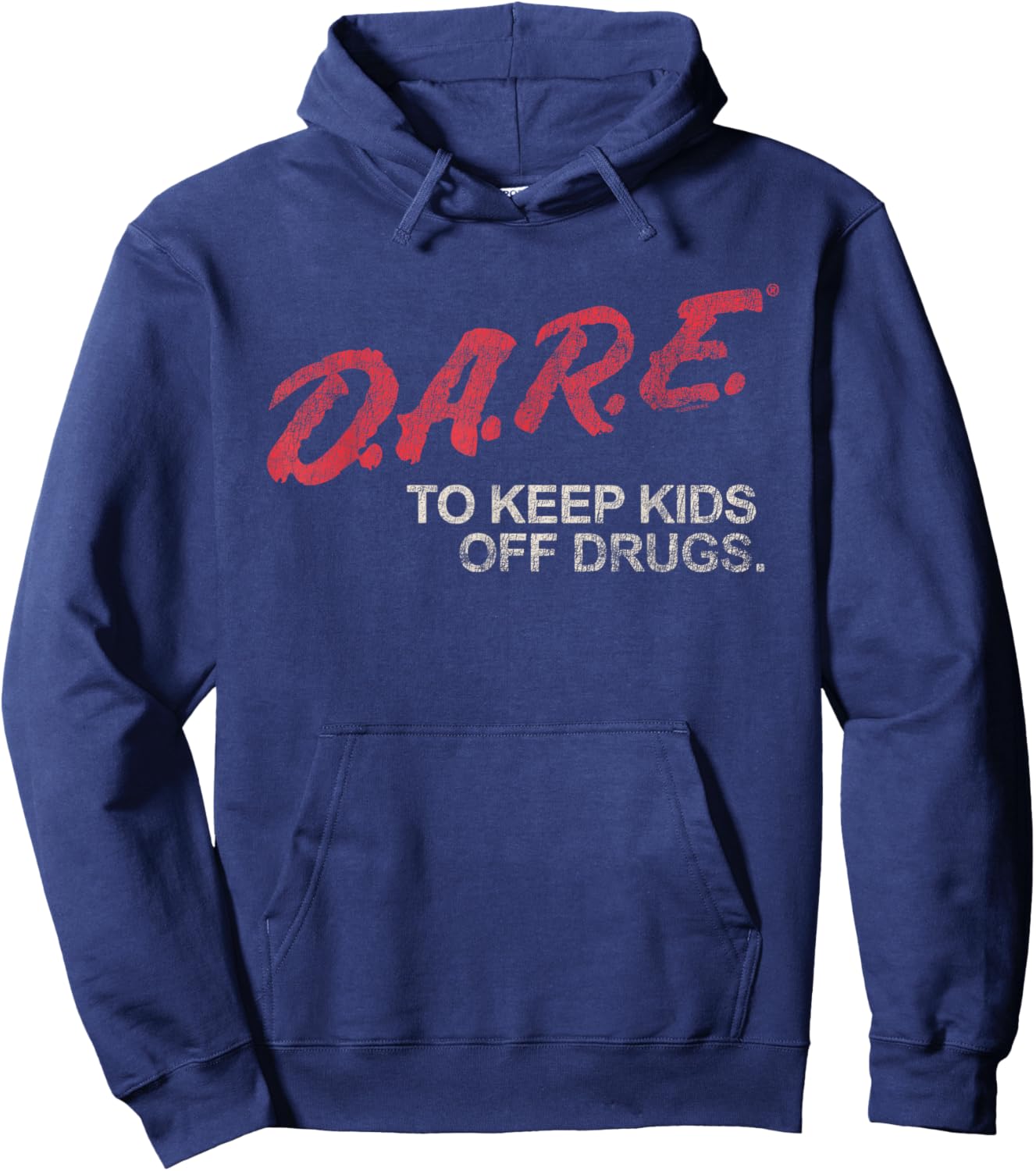 D.A.R.E. Program Dare to Keep Kids Off Drugs PSA Hoodie - Hoodie | Navy