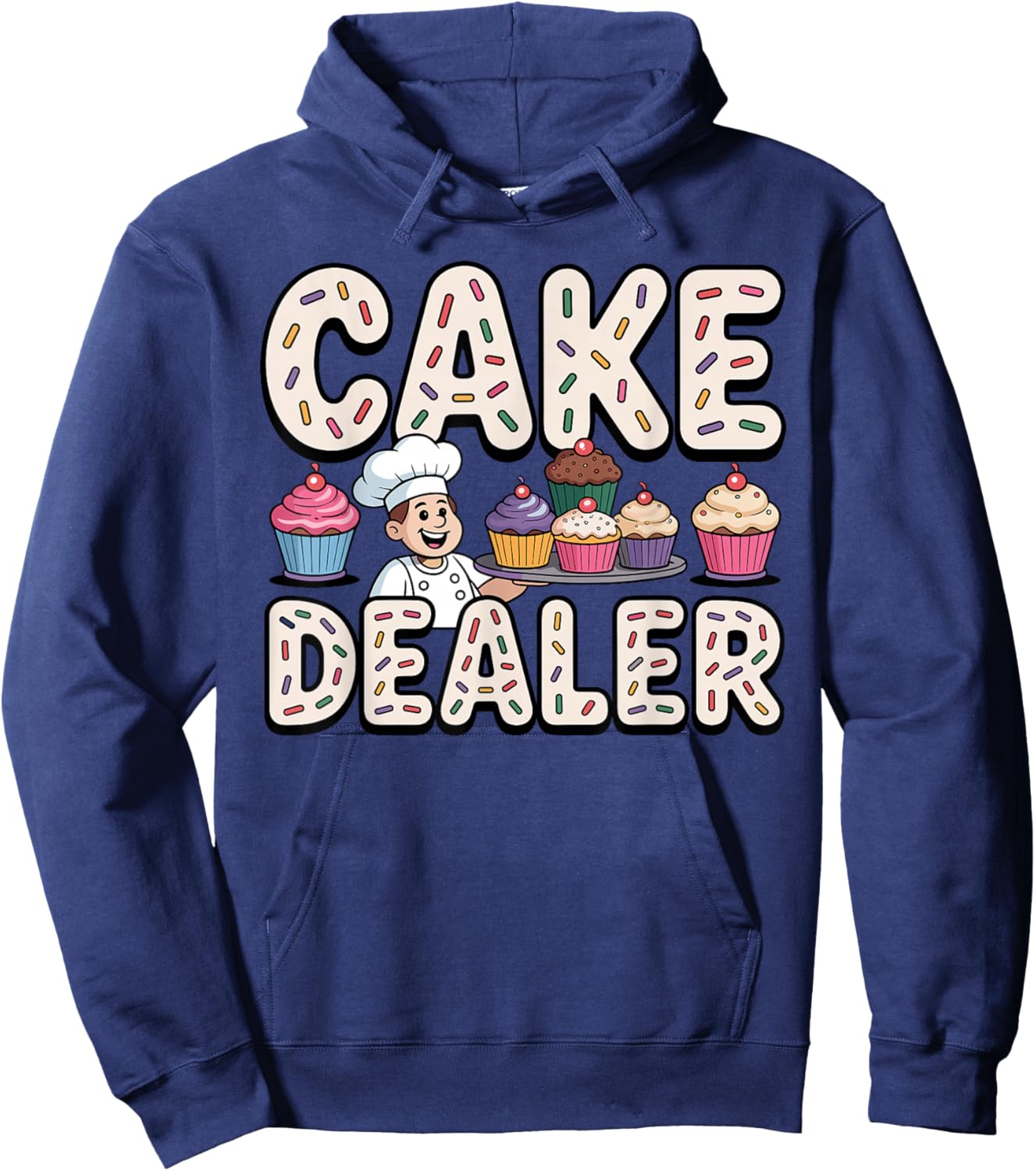 Cool Cupcake Costume Women Baking Cupcake Lover Hoodie - Hoodie | Navy