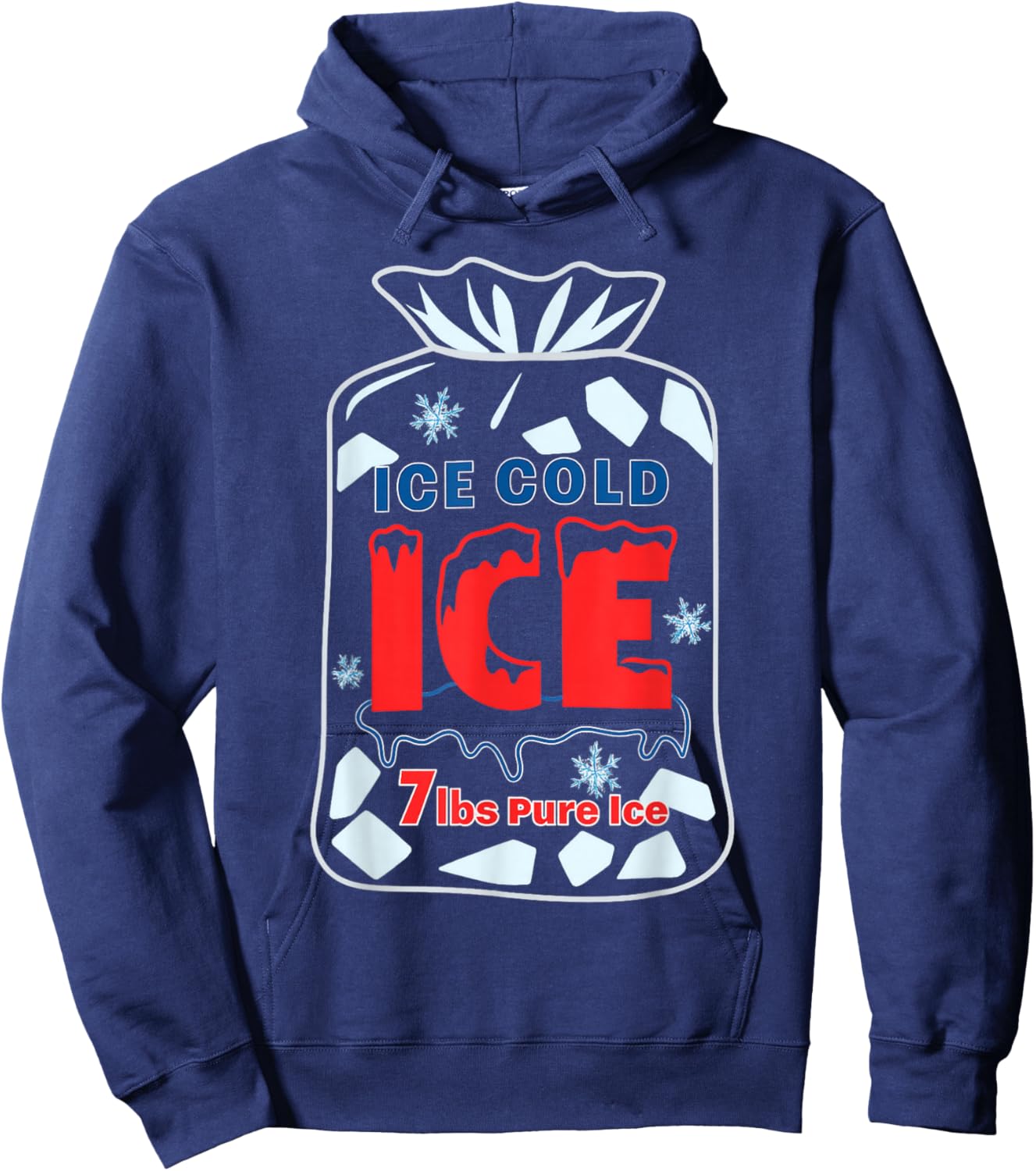 Bag of Ice Halloween Costume Hoodie - Hoodie | Navy