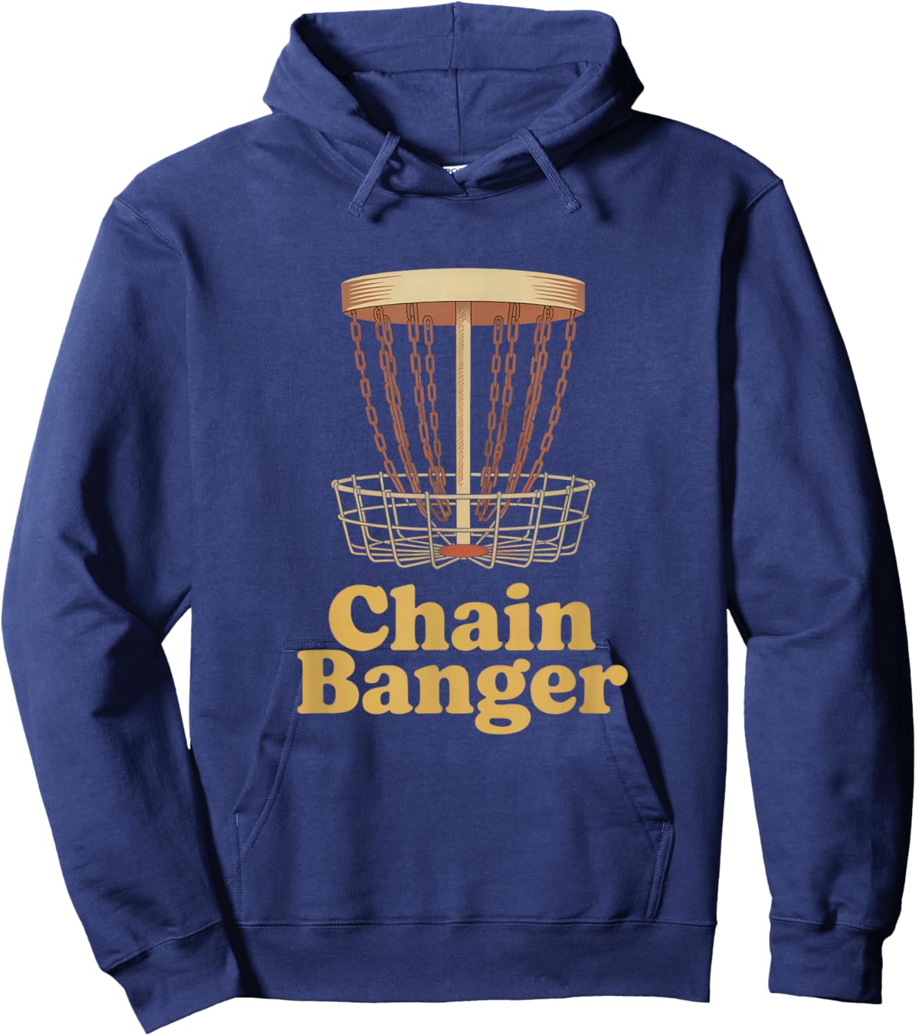 Chain Banger, disc Golfing Player, Frisbee Hoodie - Hoodie | Navy