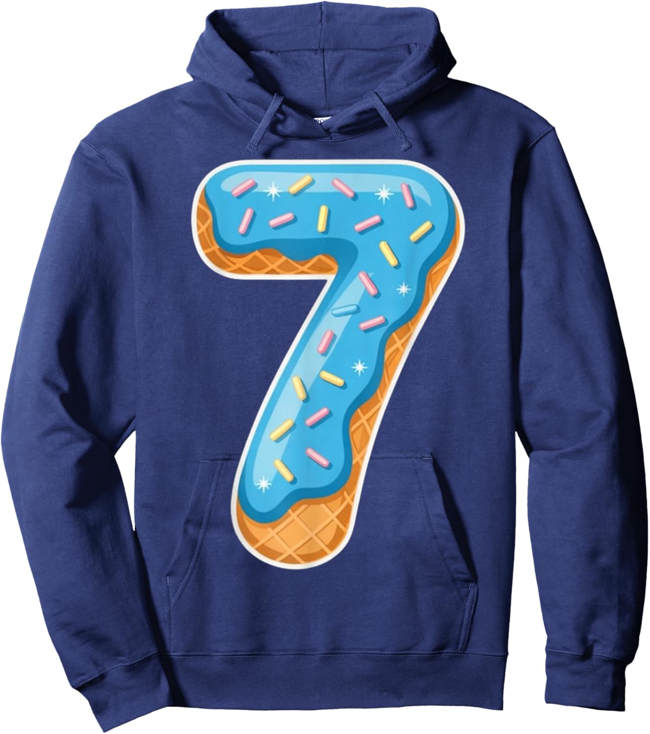 Six Seven 6 7 Donut Ice Cream Meme Rizz Couple Halloween Hoodie - Hoodie | Navy