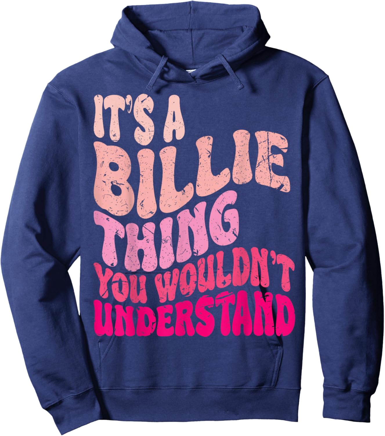 It's A Billie Thing You Wouldn't Understand Girls Kids Hoodie - Hoodie | Navy