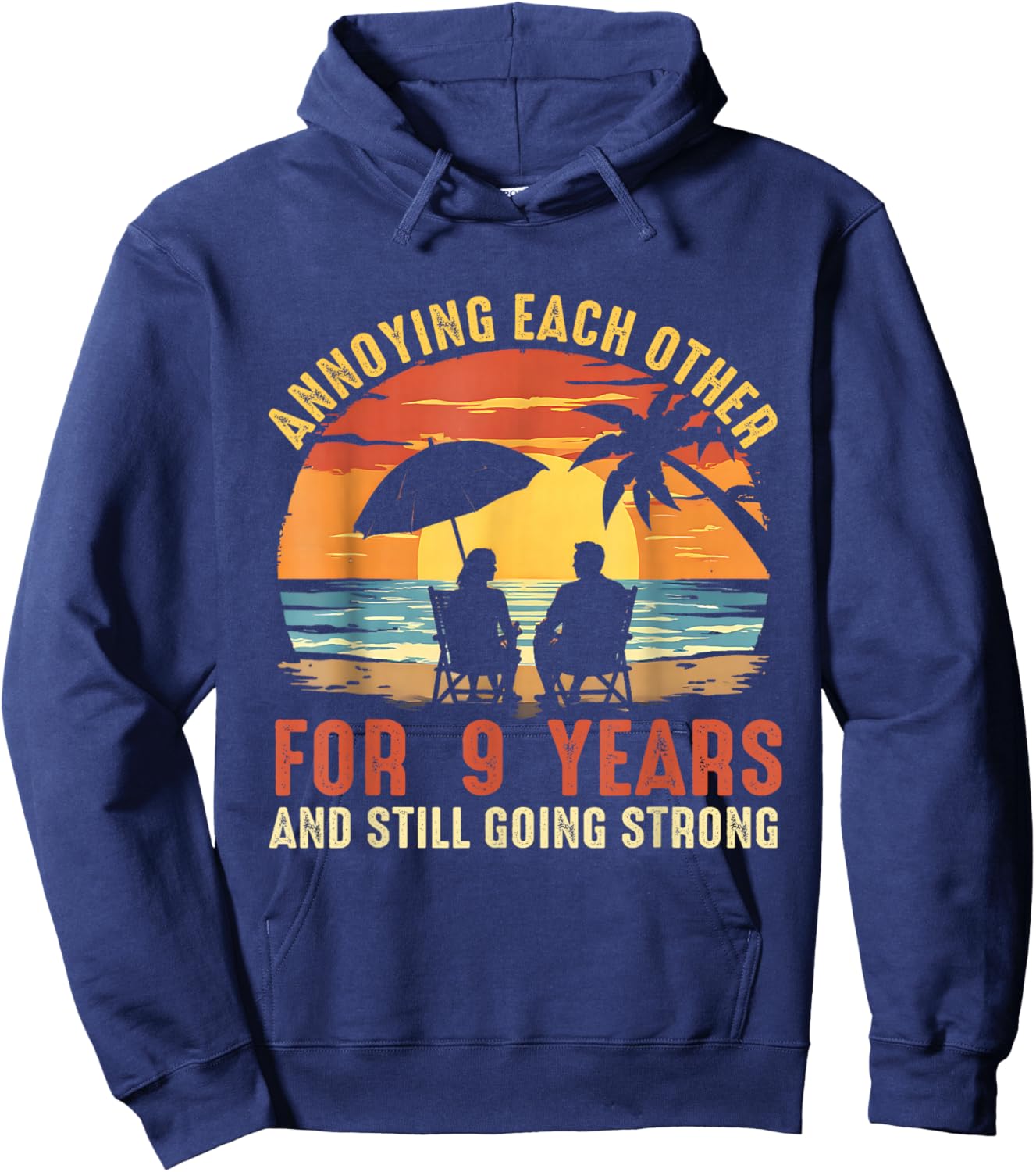 Annoying Each Other Since 2017 Matching Anniversary Hoodie - Hoodie | Navy