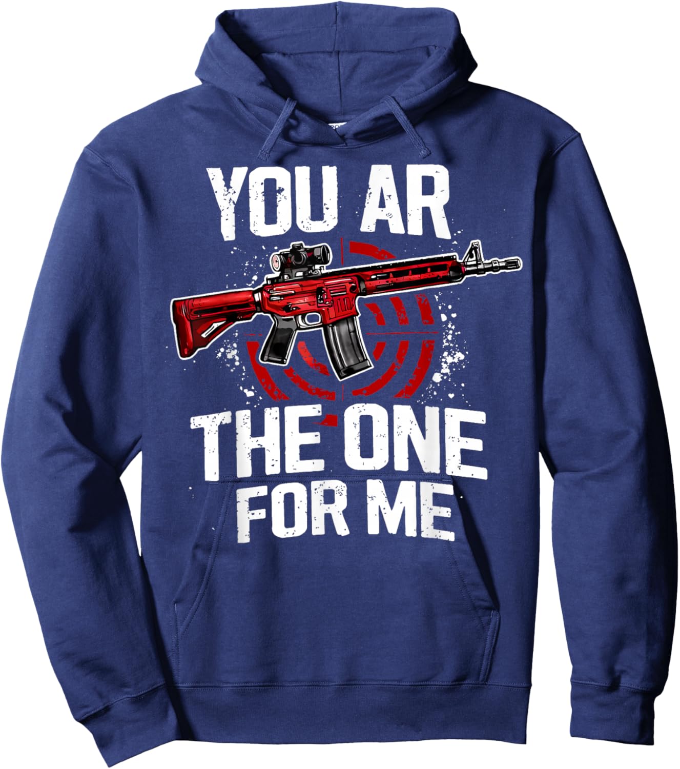 You AR The One for Me Hoodie - Hoodie | Navy