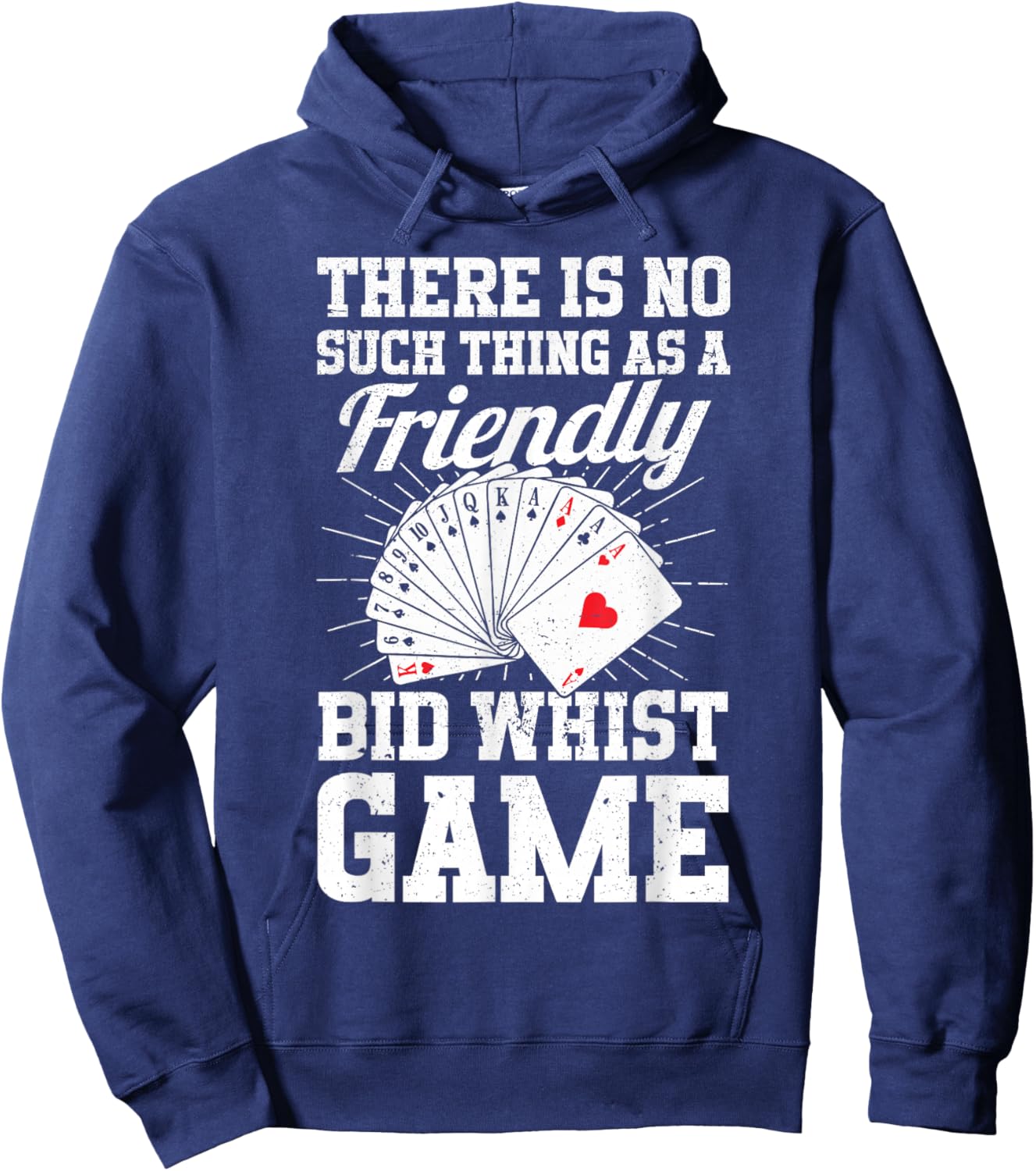 Bid Whist Hoodie - Hoodie | Navy