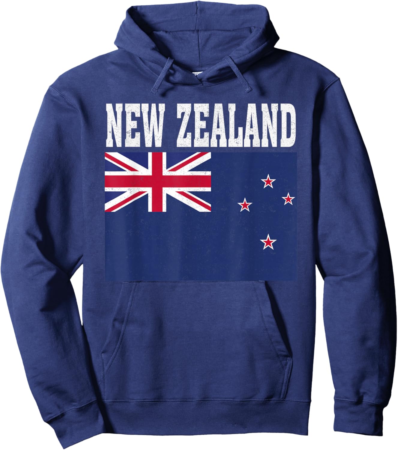 NEW Zealand Flag Patriotic National Roots Souvenir Hoodie - Hoodie | Navy
