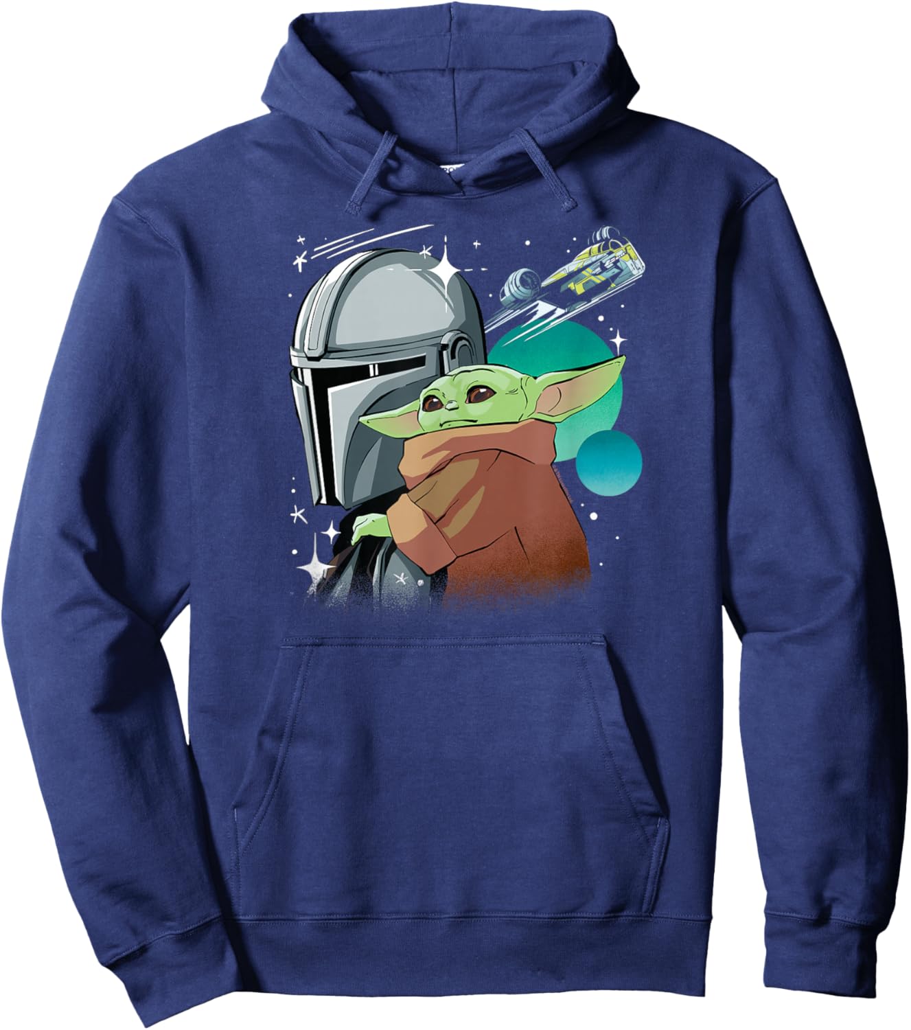 The Mandalorian and Grogu - Pose Hoodie - Hoodie | Navy