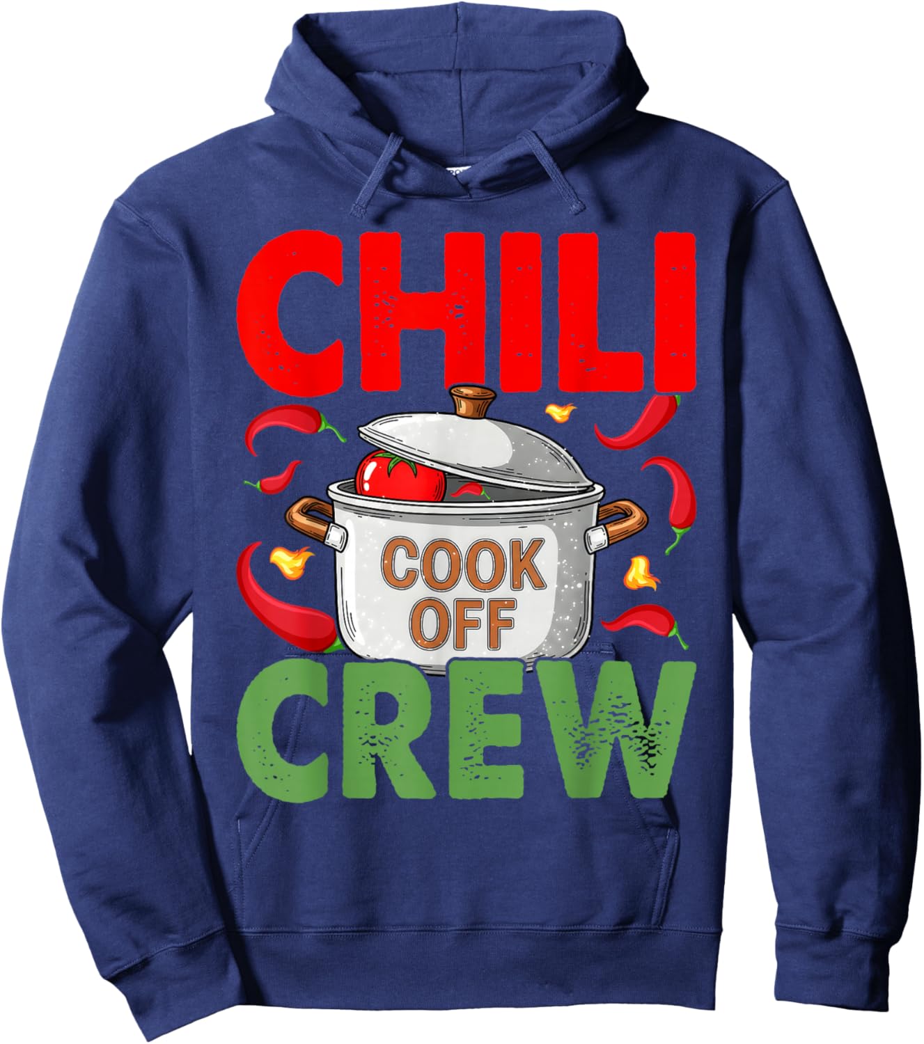 Chili Cook Off Crew Cooking Competition Winning Team Award Hoodie - Hoodie | Navy