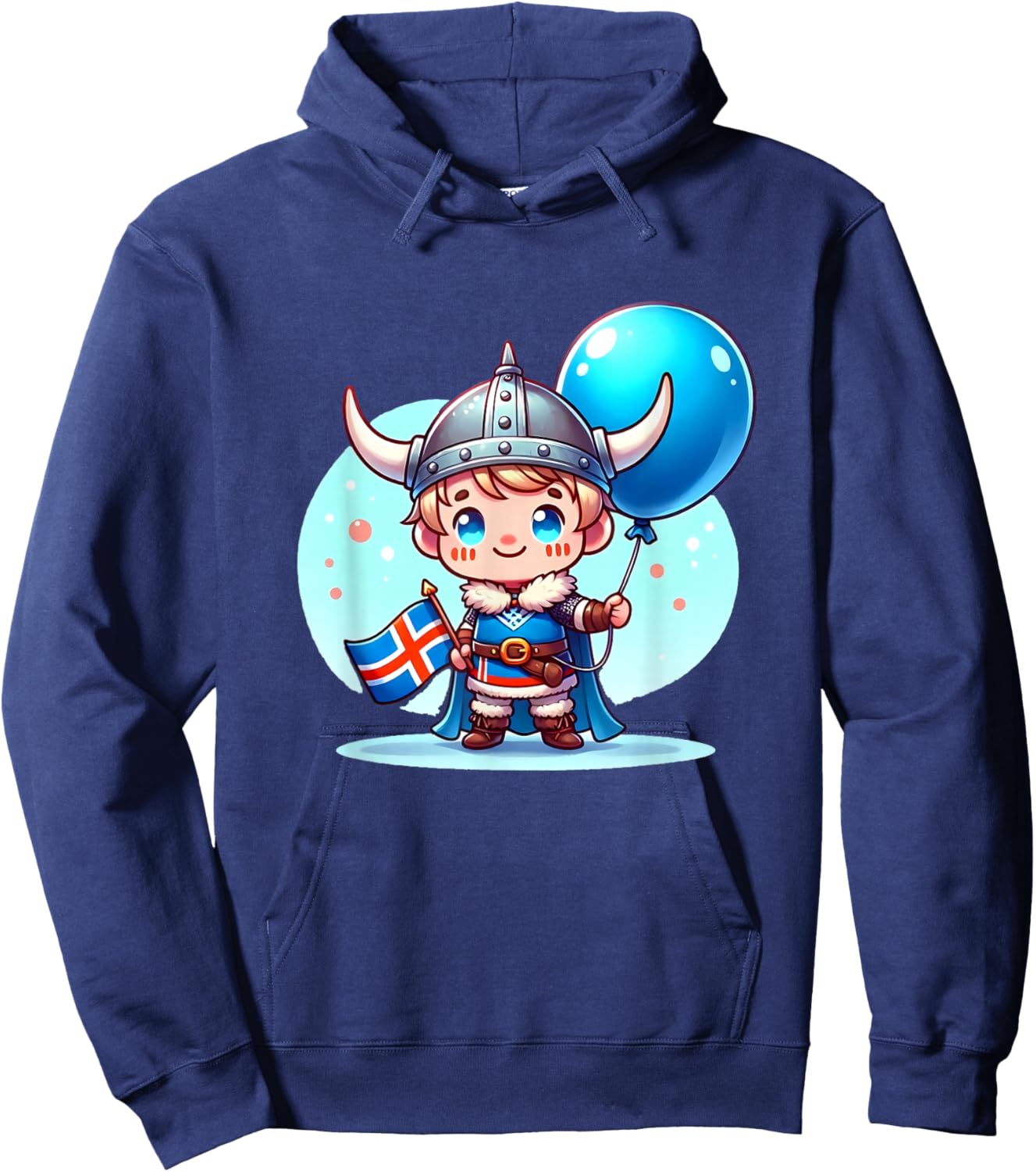 Iceland , Icelandic map, Iceland Shirts for Girls Kids Hoodie - Hoodie | Navy