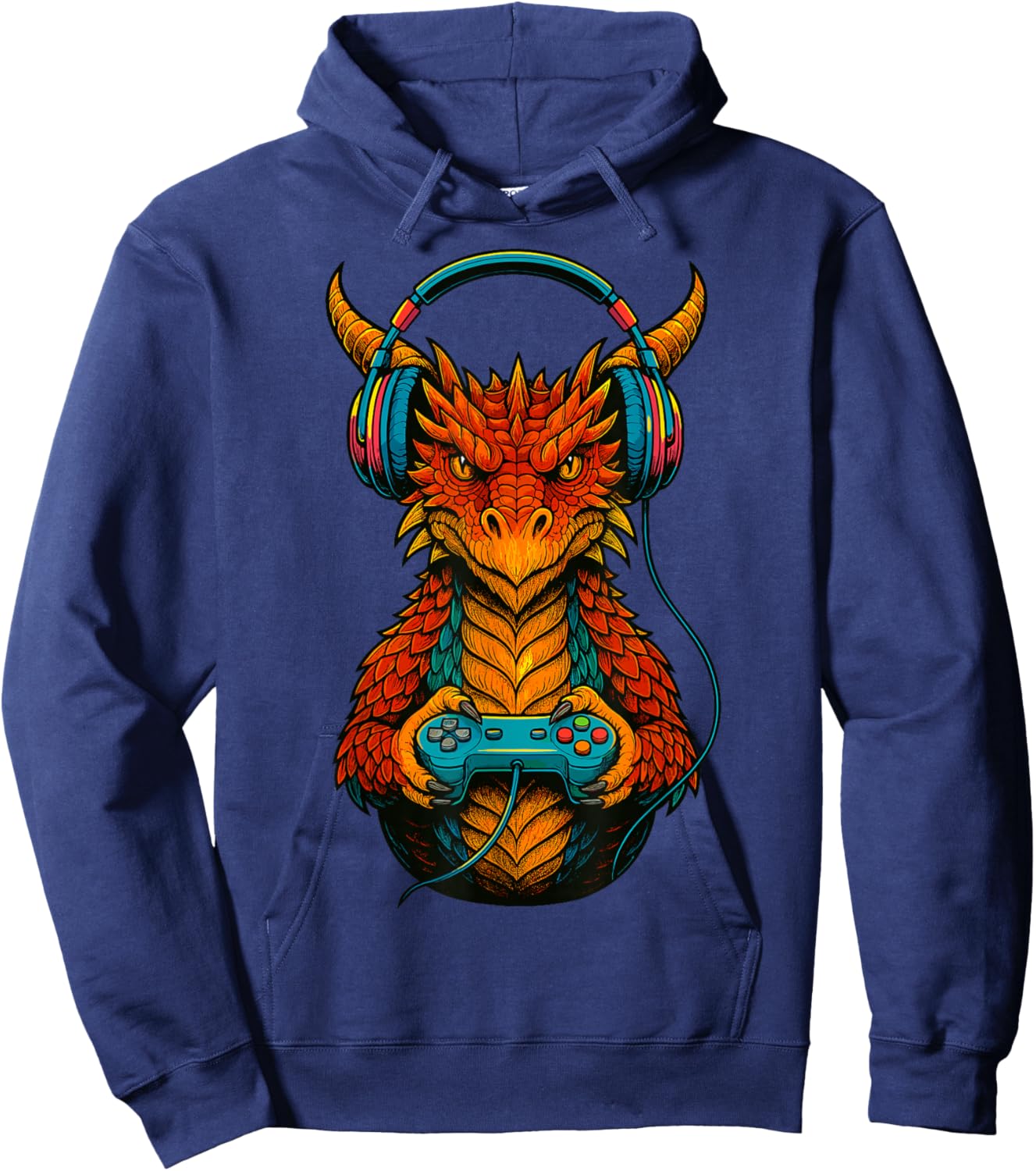 Gamer Dragon Gaming Hoodie - Hoodie | Navy