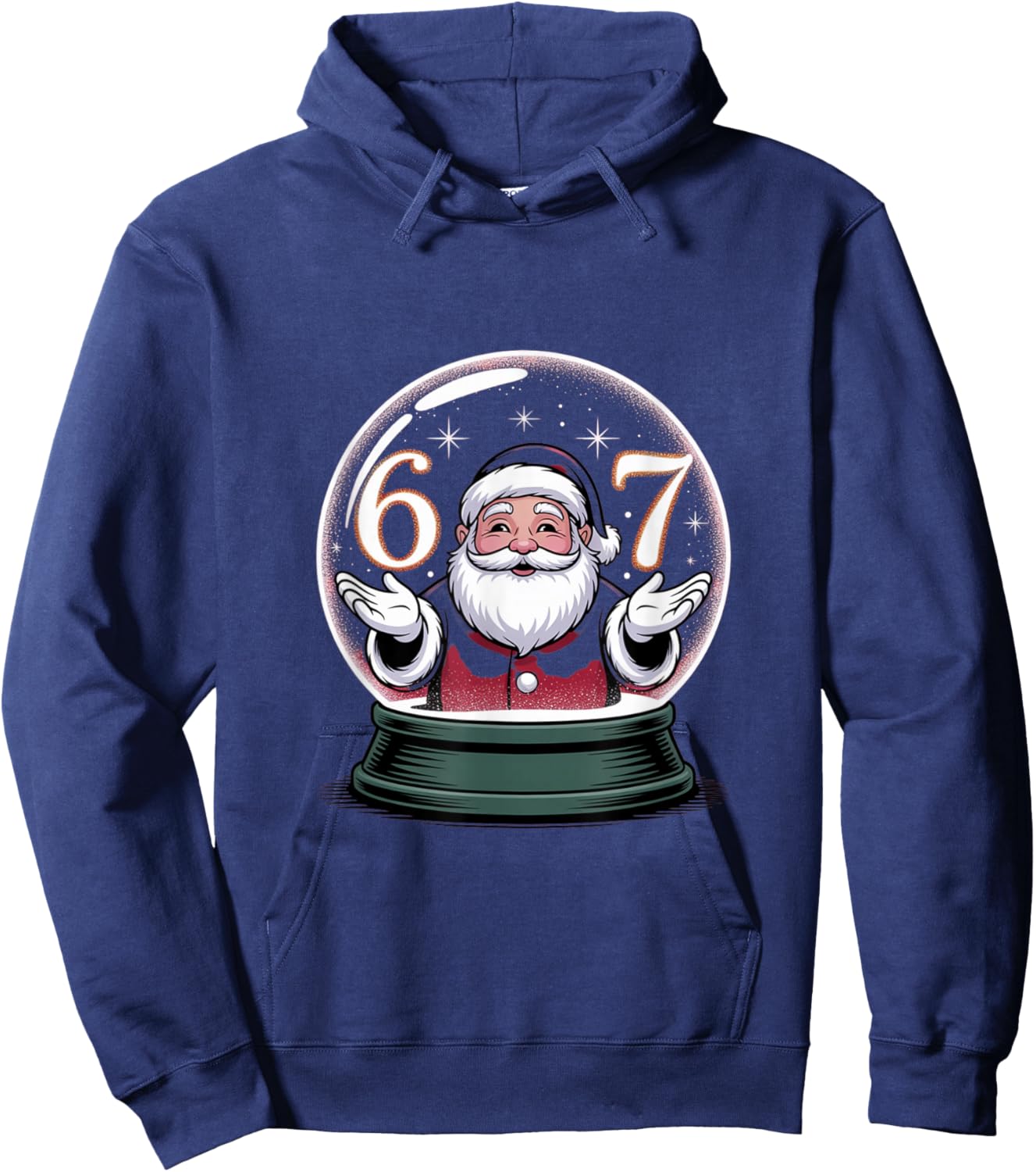 Christmas 67 Funny Xmas Six Seven Ugly Sweater 6-7 Hoodie - Hoodie | Navy