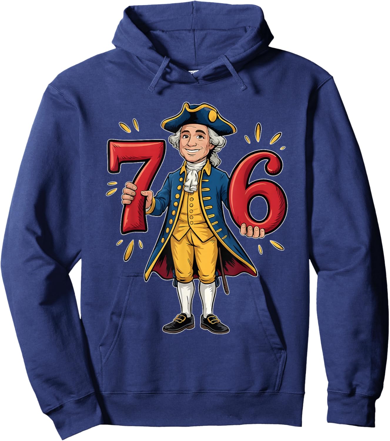 67 Funny George Washington Meme Six Seven Gen Alpha Slang Hoodie - Hoodie | Navy