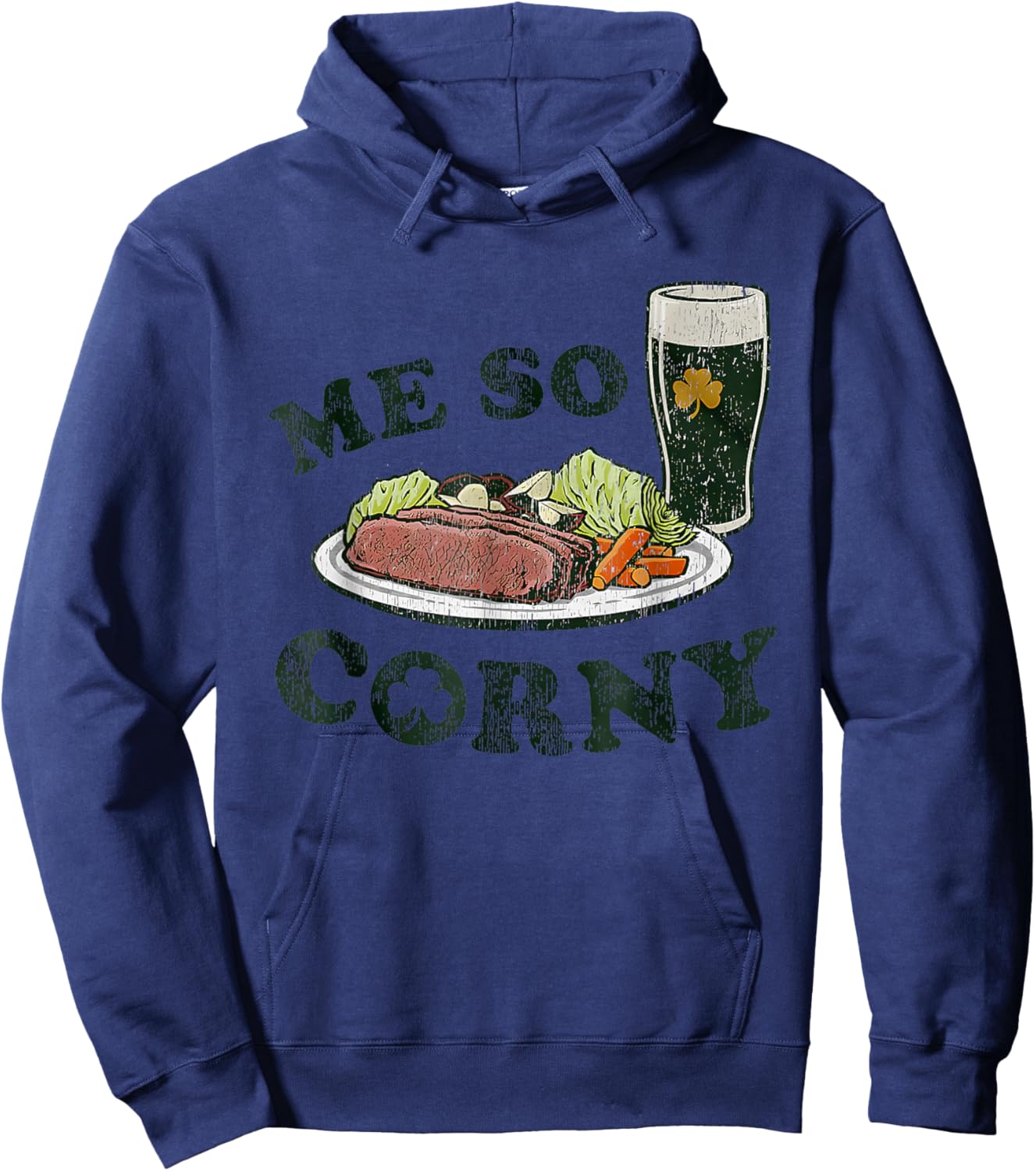 St Patrick's Day Hoodie - Hoodie | Navy
