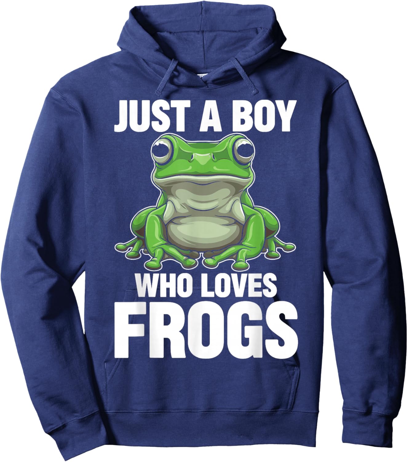 Just a Boy Who Loves Frogs Hoodie - Hoodie | Navy