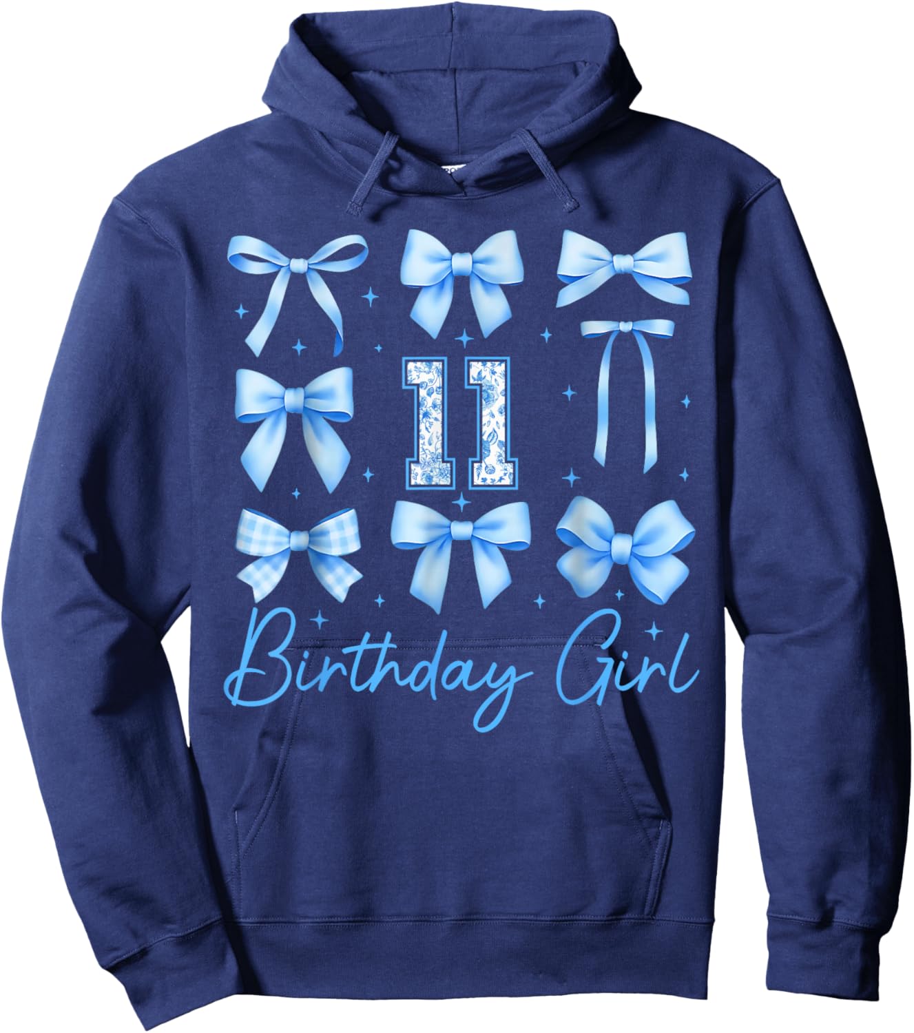 Floral Toile Hoodie - Hoodie | Navy