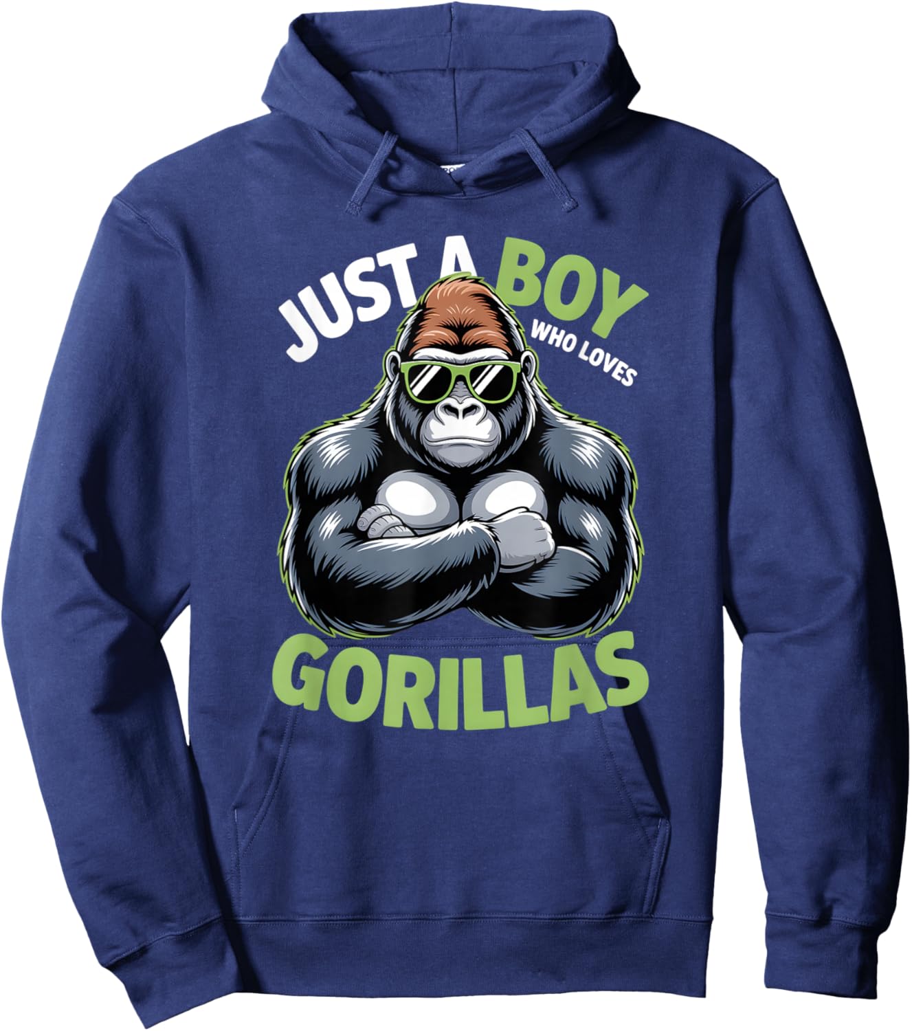 Boys Gorilla Hoodie - Hoodie | Navy